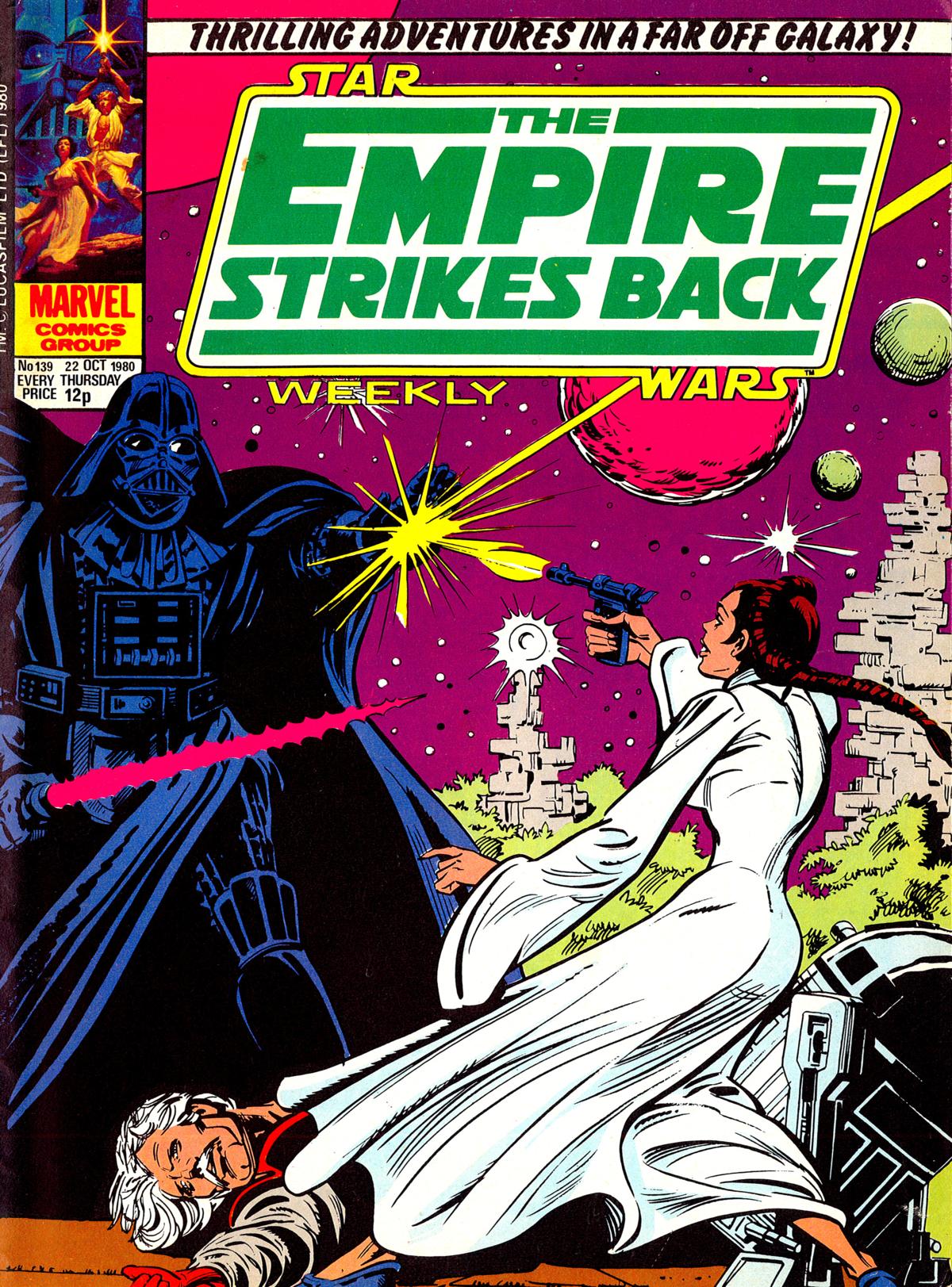 Read online Star Wars Weekly: The Empire Strikes Back comic -  Issue #139 - 1