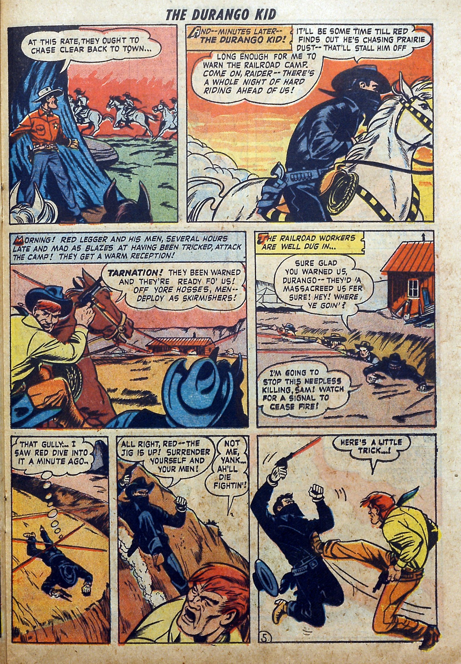 Read online Charles Starrett as The Durango Kid comic -  Issue #1 - 23