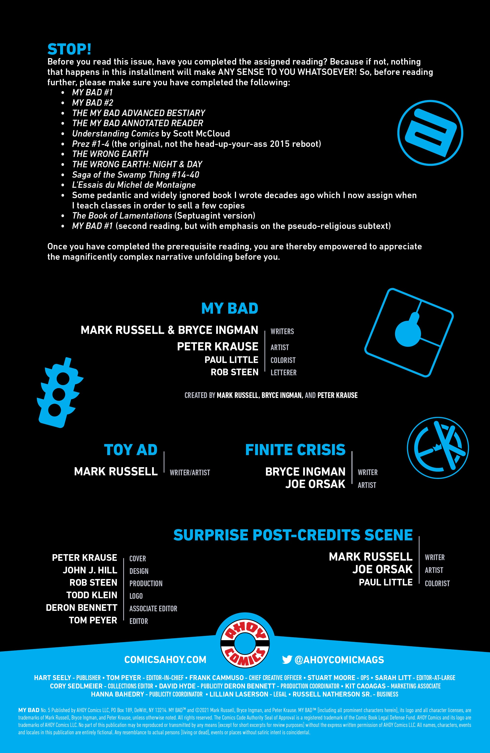 Read online My Bad comic -  Issue #5 - 2