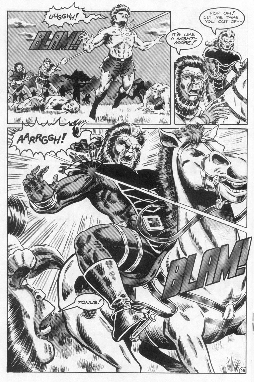Read online Planet of the Apes: Blood of the Apes comic -  Issue #4 - 17