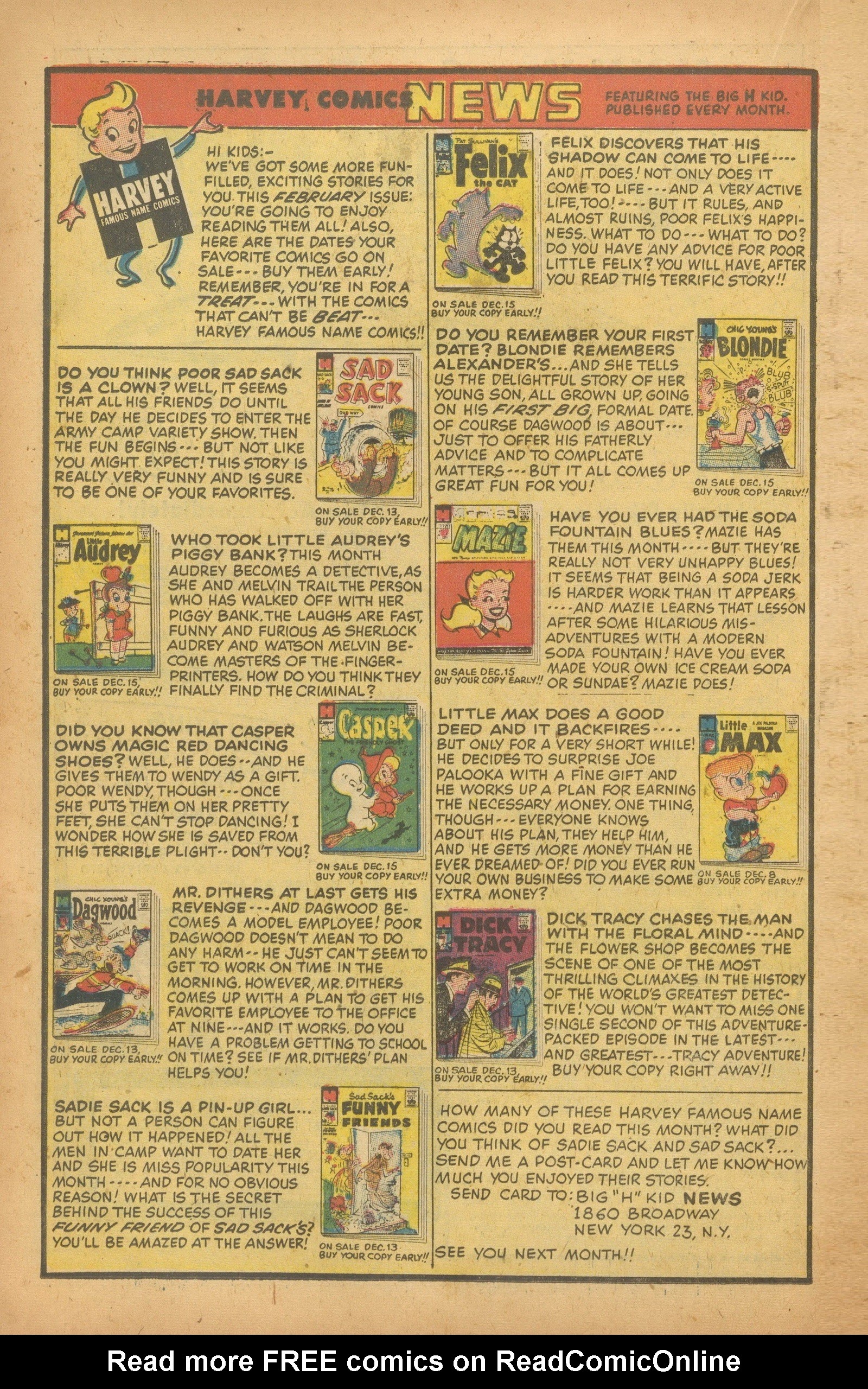 Read online Felix the Cat (1955) comic -  Issue #68 - 18