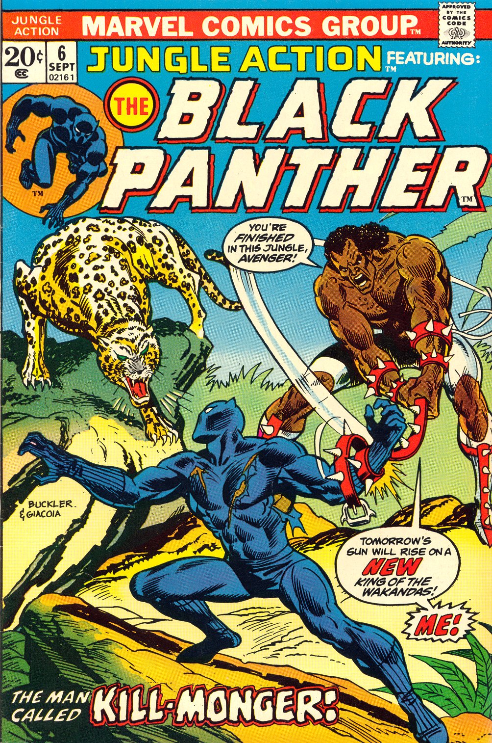 Read online Jungle Action (1972) comic -  Issue #6 - 1