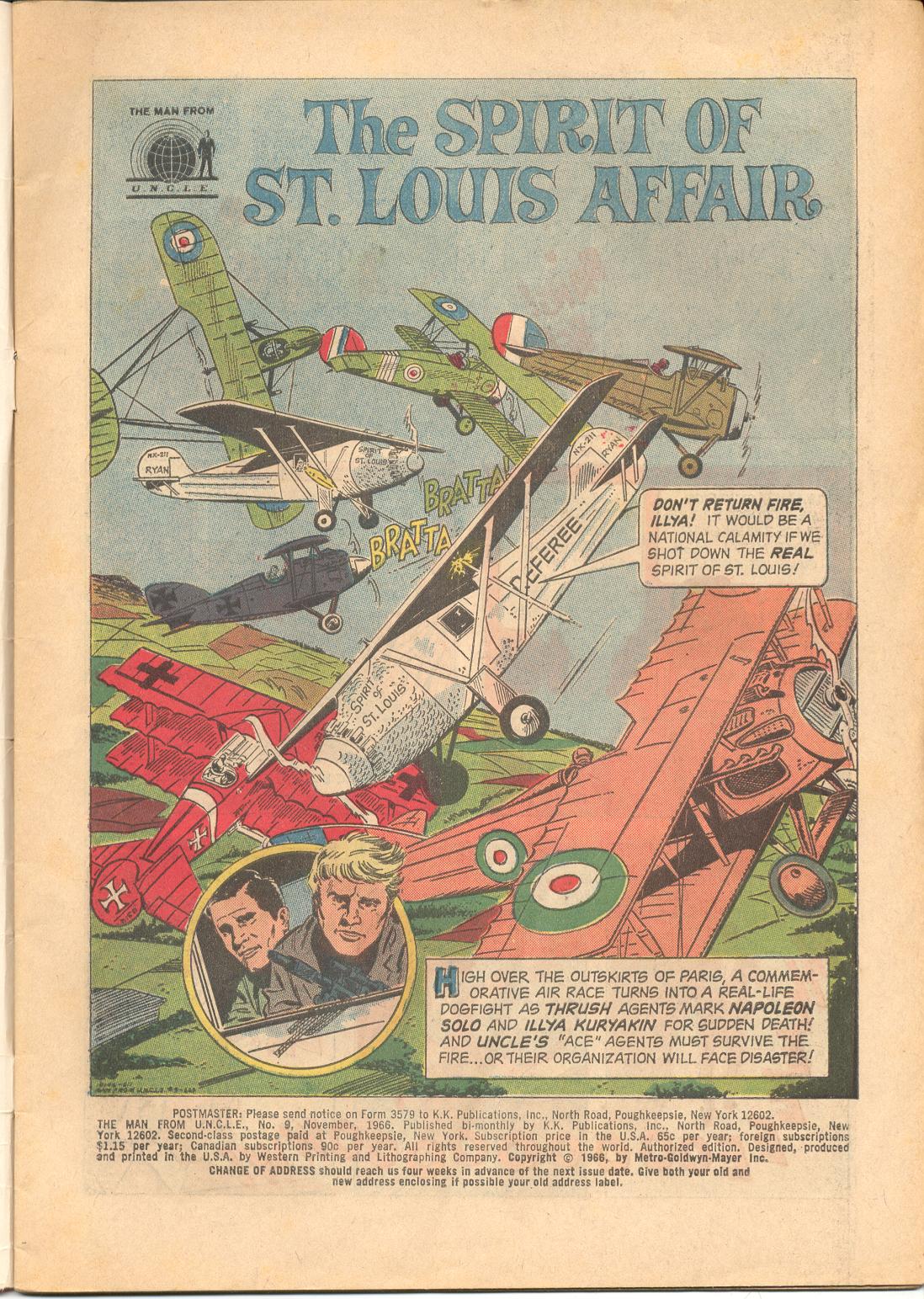 Read online The Man From U.N.C.L.E. comic -  Issue #9 - 3