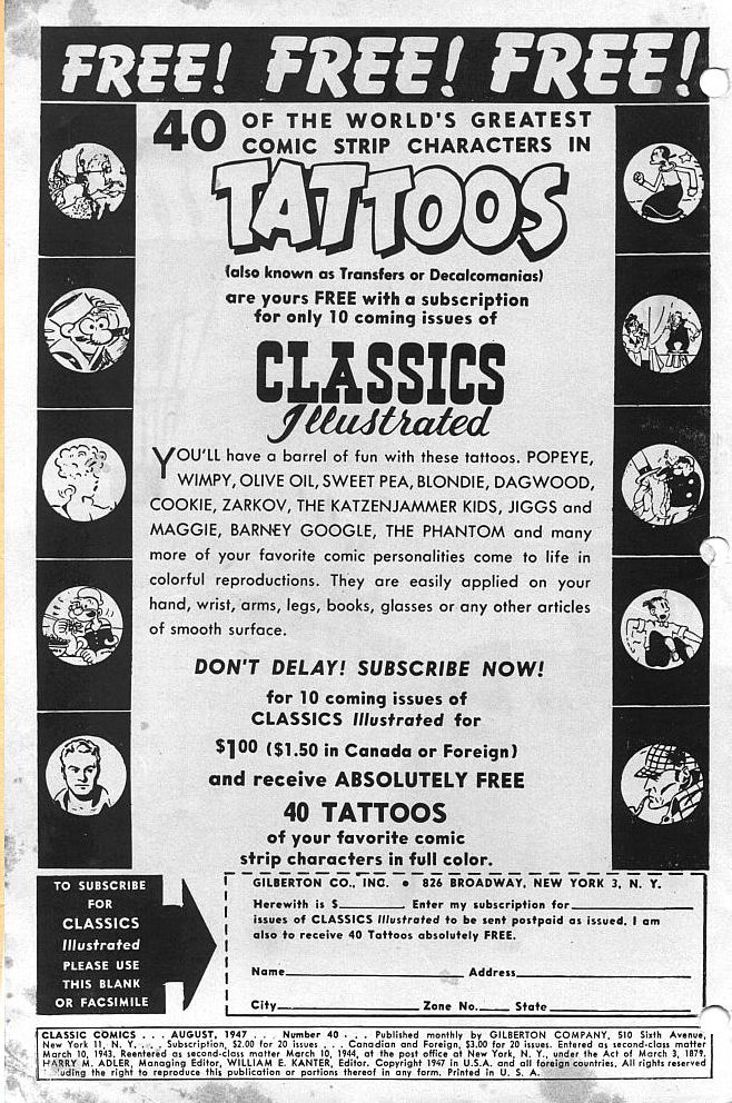 Read online Classics Illustrated comic -  Issue #40 - 2