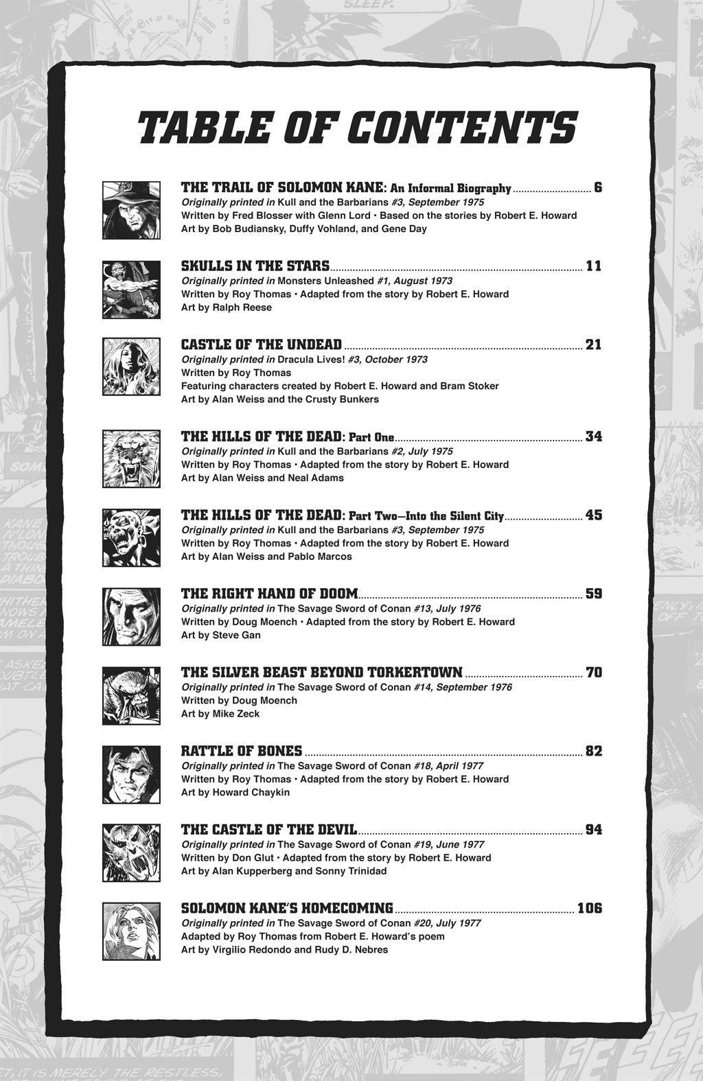 Read online The Saga of Solomon Kane comic -  Issue # TPB - 3