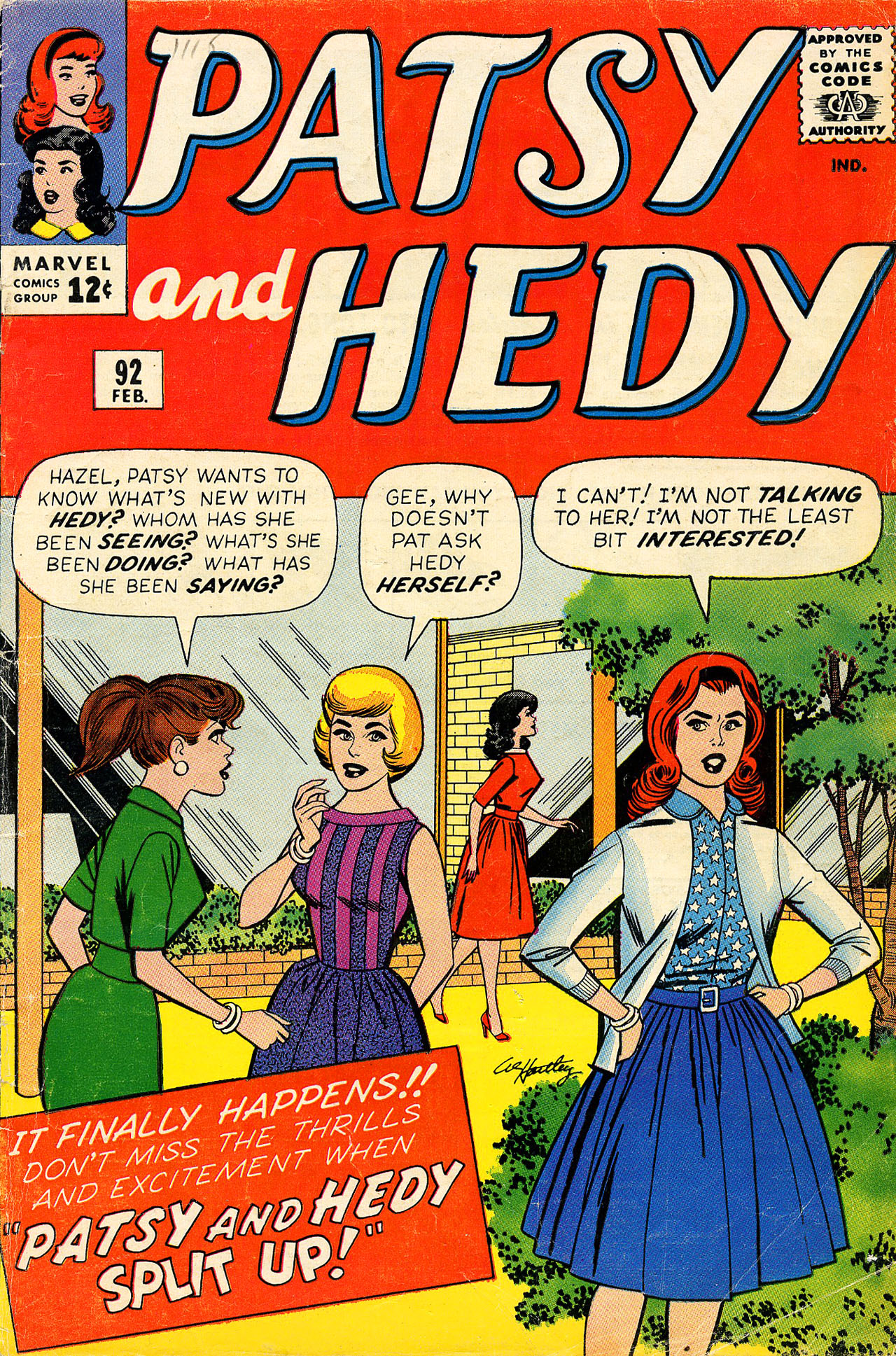 Read online Patsy and Hedy comic -  Issue #92 - 1