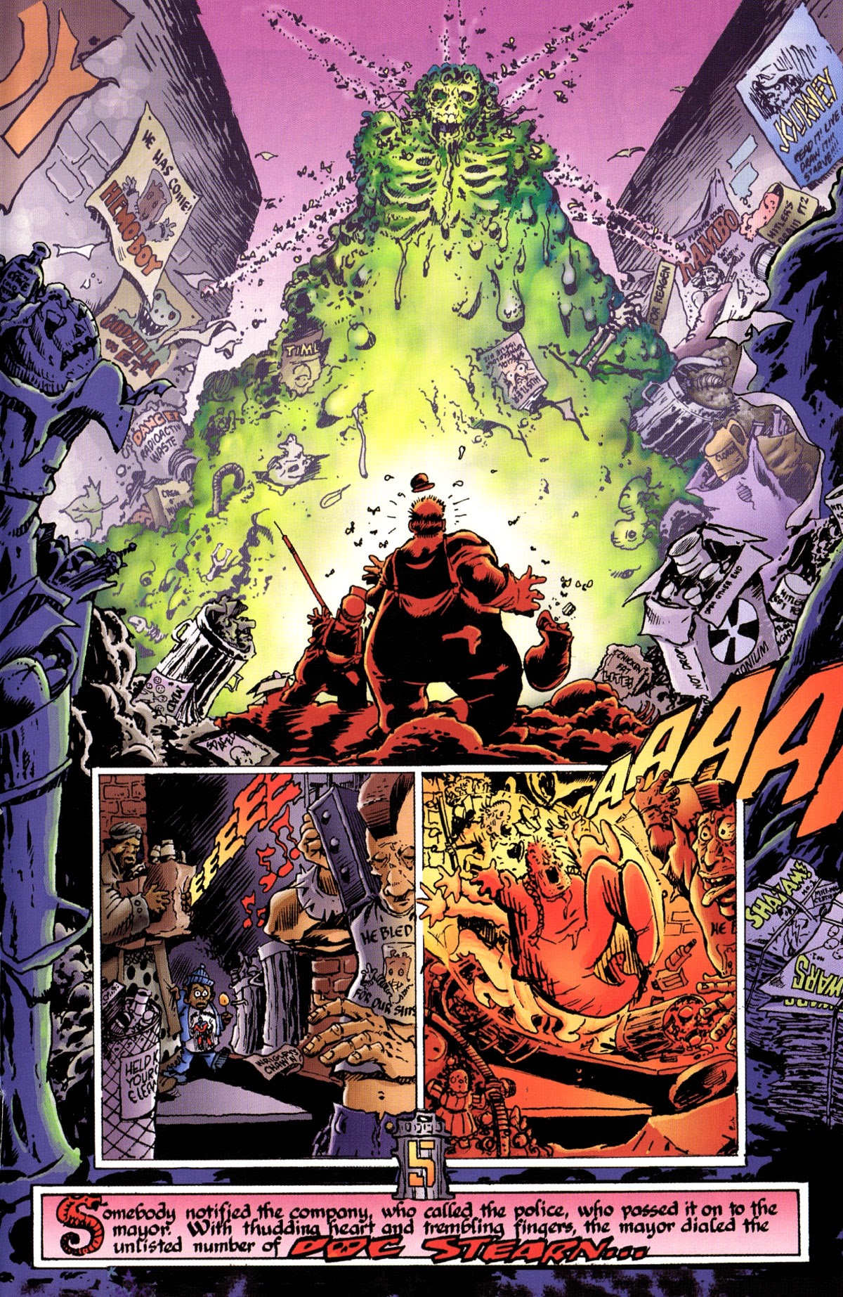 Read online Mr. Monster: Who Watches the Garbagemen? comic -  Issue # Full - 7