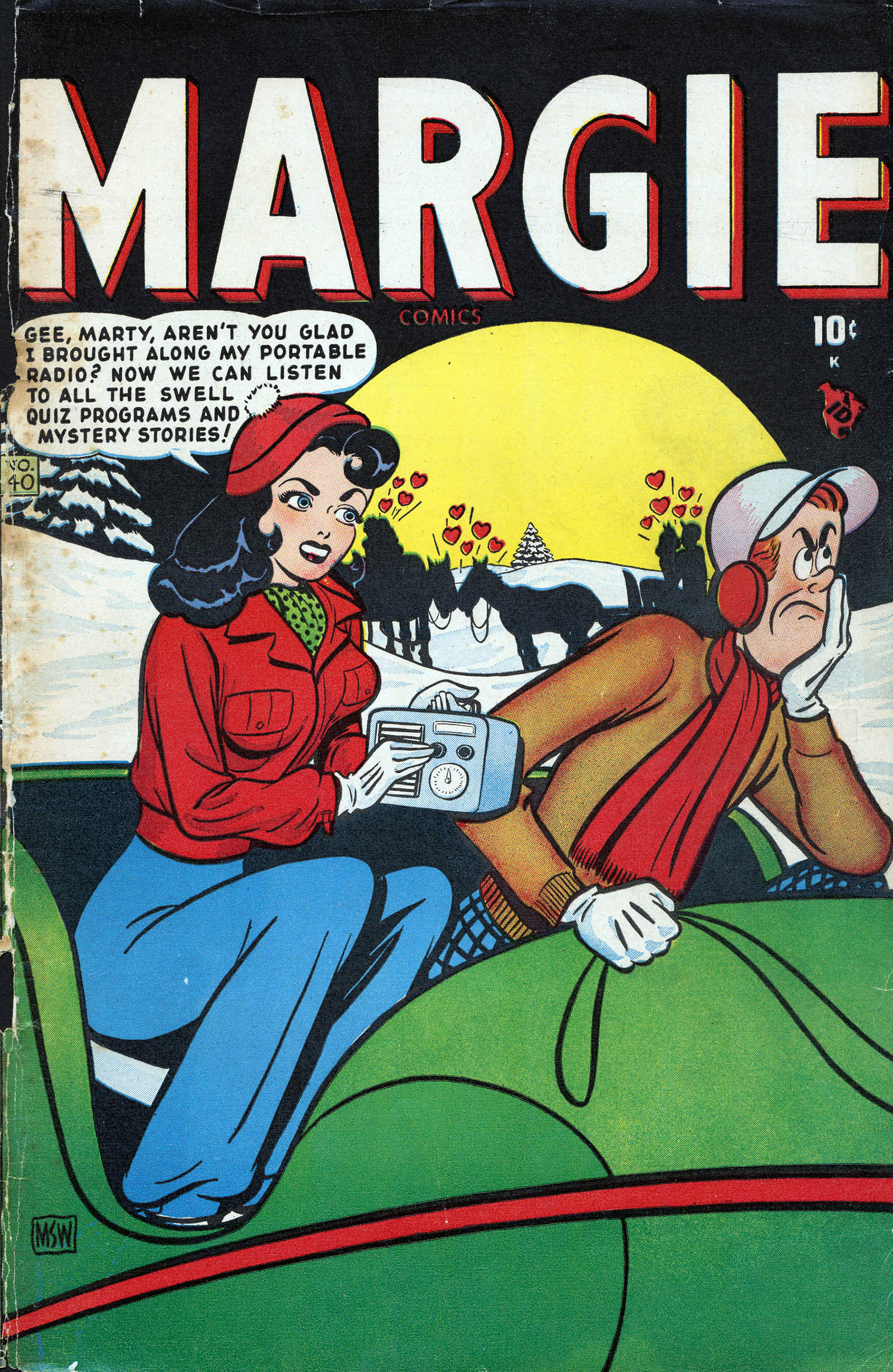 Read online Margie Comics comic -  Issue #40 - 1