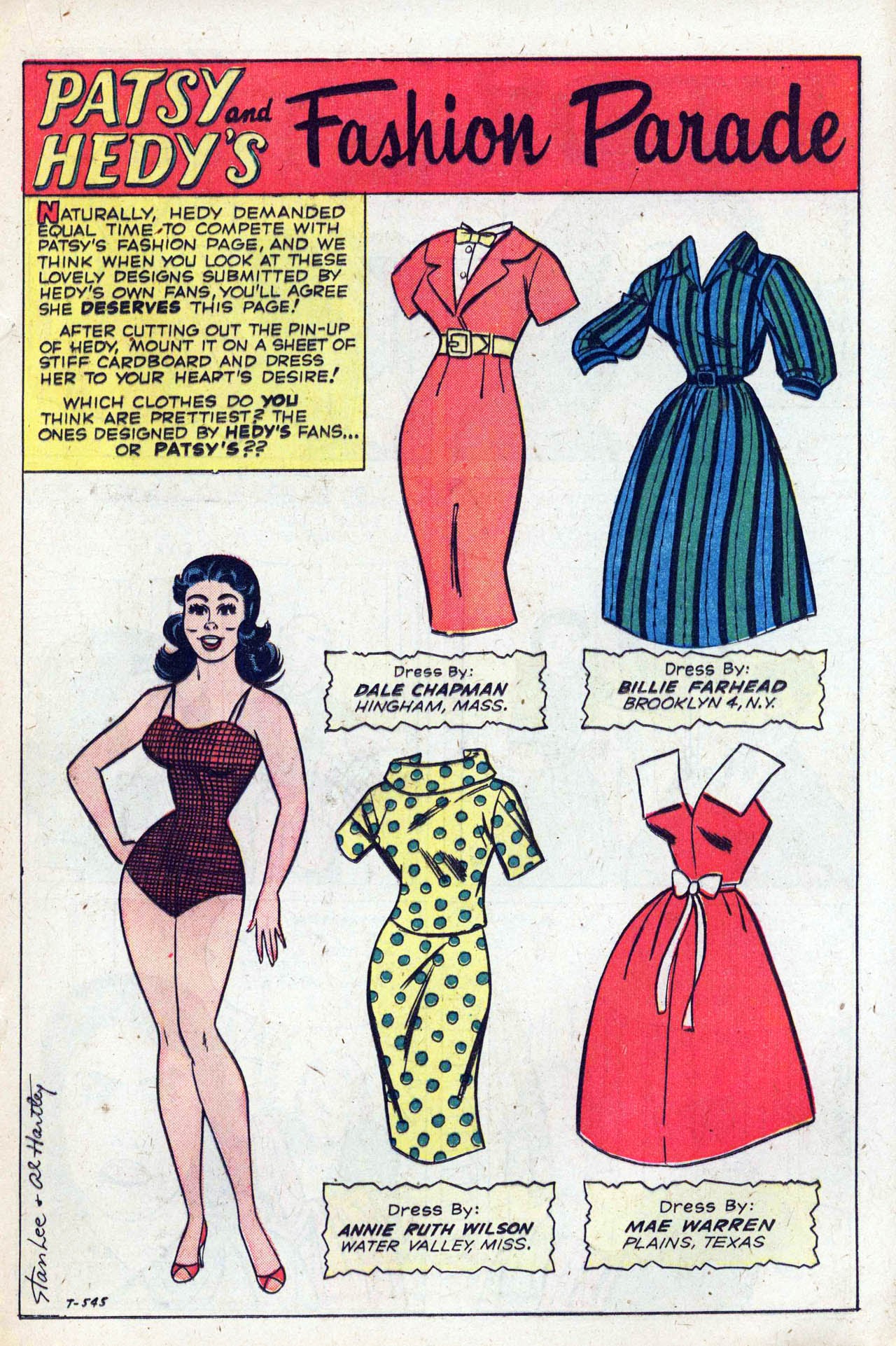 Read online Patsy and Hedy comic -  Issue #68 - 17