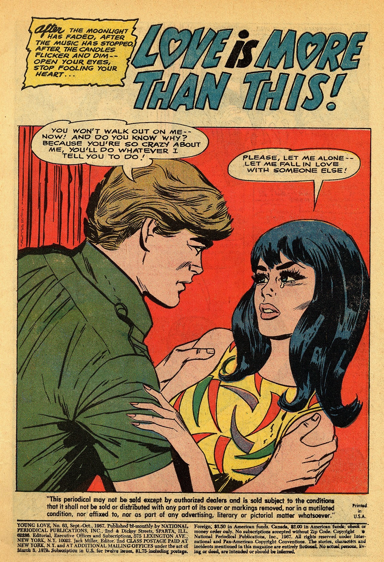 Read online Young Love (1963) comic -  Issue #63 - 3