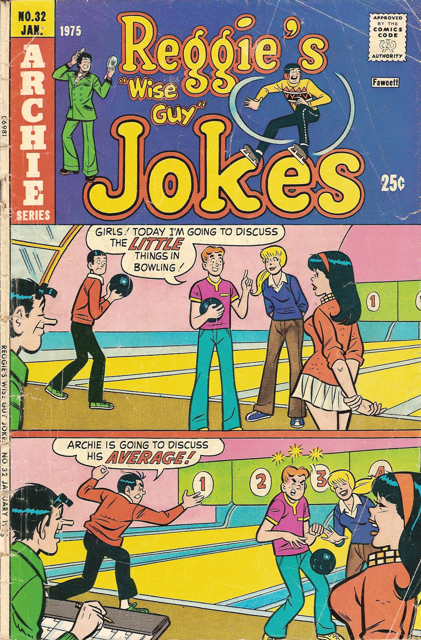 Read online Reggie's Wise Guy Jokes comic -  Issue #32 - 1