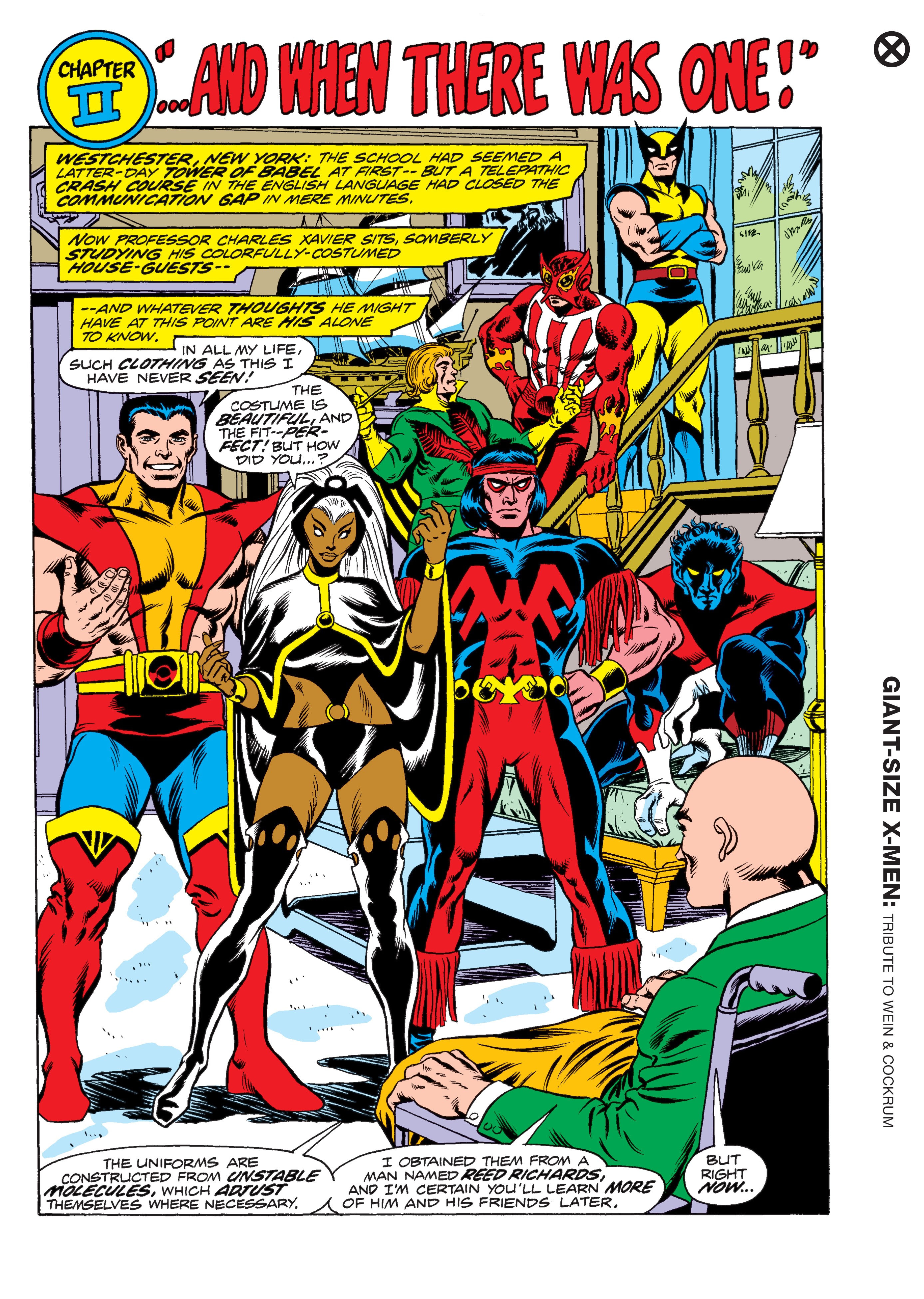 Read online Giant-Size X-Men: Tribute To Wein & Cockrum Gallery Edition comic -  Issue # TPB (Part 1) - 56