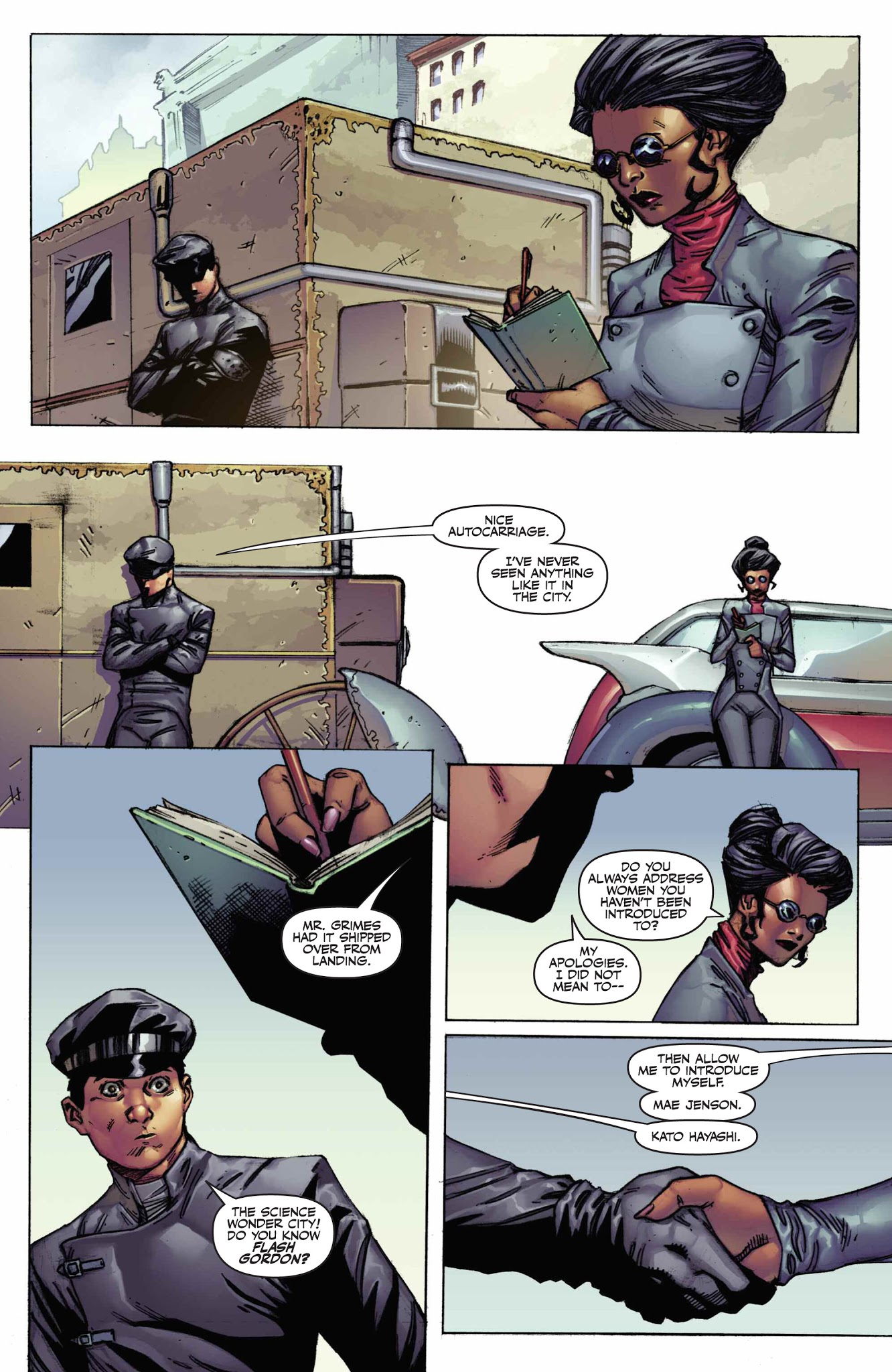 Read online Legenderry: Green Hornet comic -  Issue #1 - 10