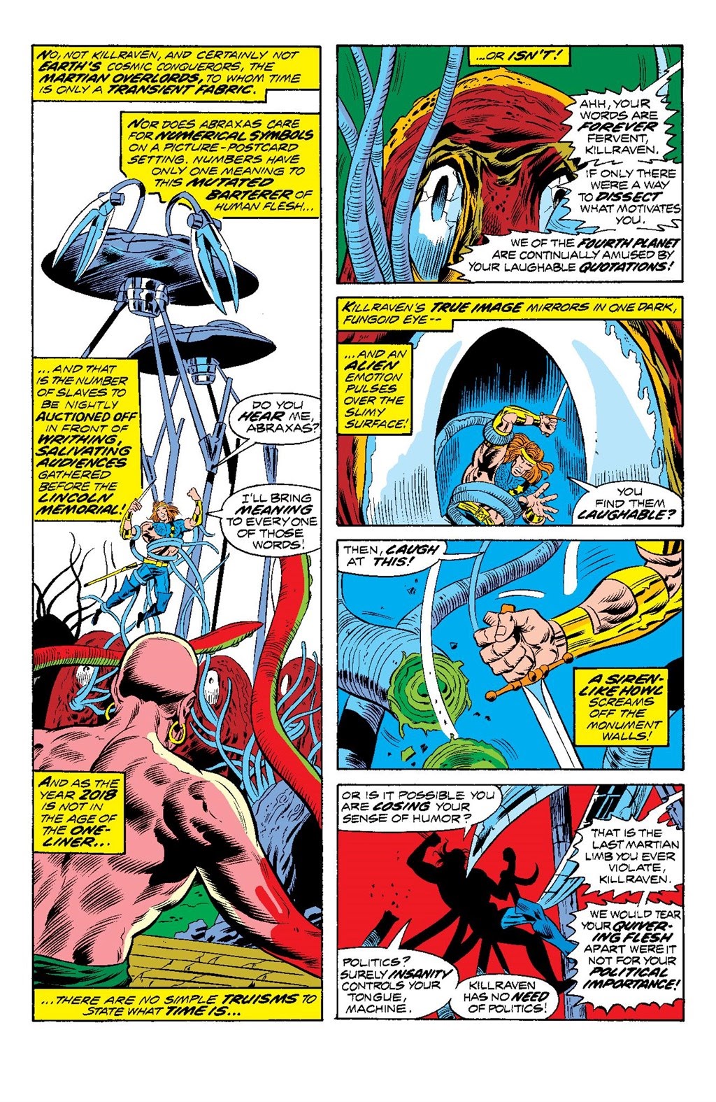 Read online Killraven Epic Collection: Warrior of the Worlds comic -  Issue # TPB (Part 2) - 8