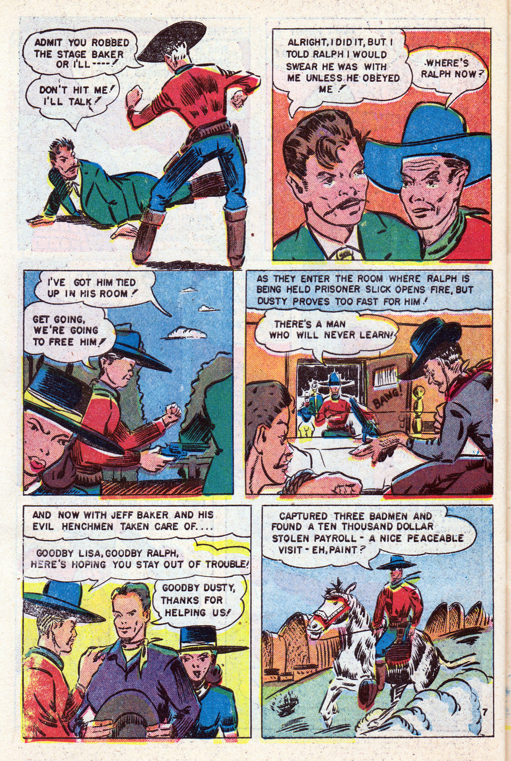 Read online Cowboy Western Comics (1948) comic -  Issue #18 - 30