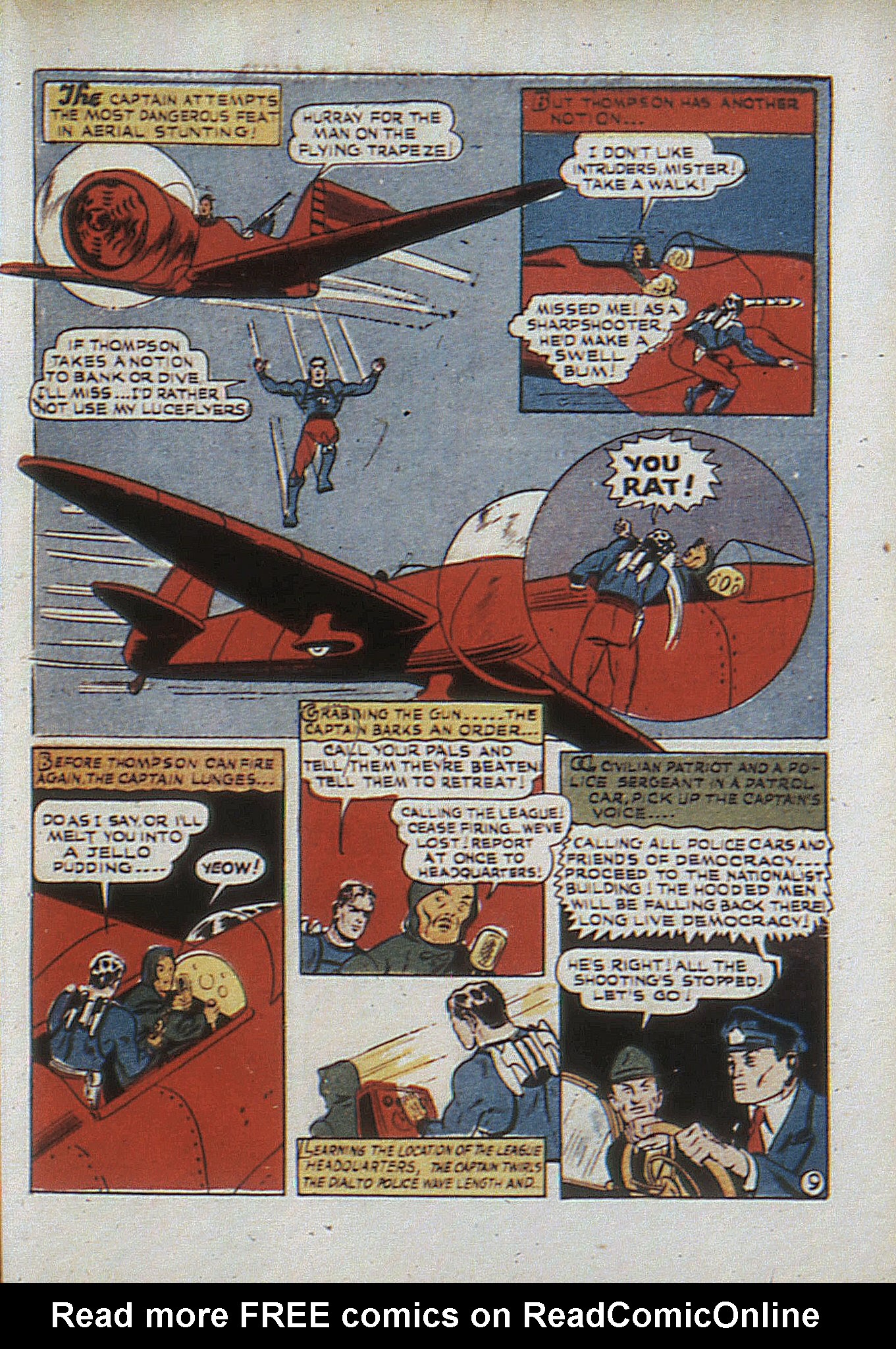 Read online Captain Battle Comics comic -  Issue #1 - 43
