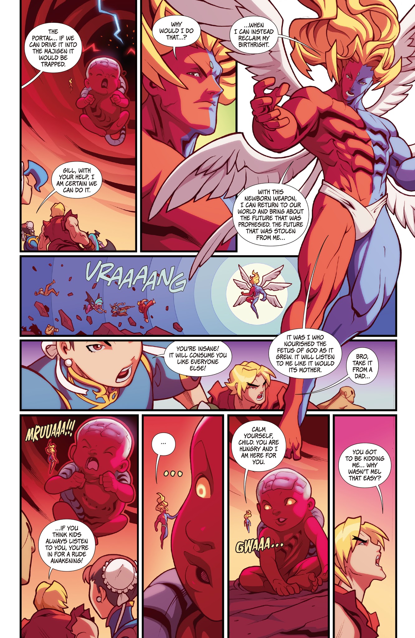 Read online Street Fighter VS Darkstalkers comic -  Issue #8 - 13