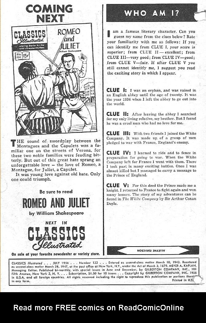 Read online Classics Illustrated comic -  Issue #133 - 3