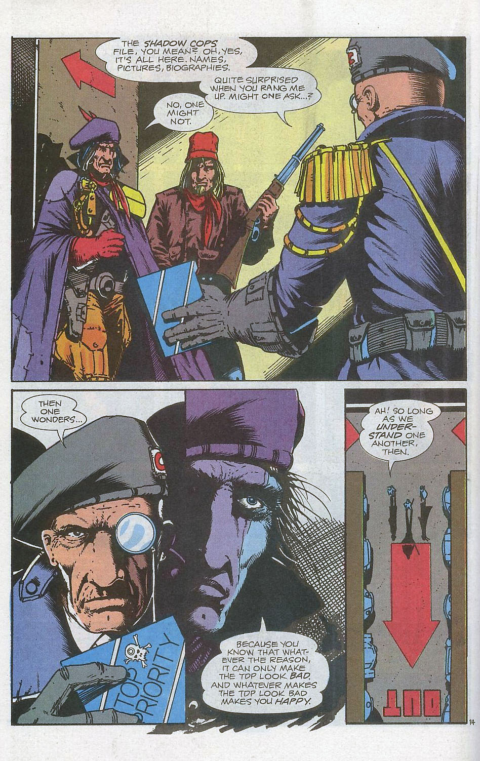 Read online Grimjack comic -  Issue #6 - 14