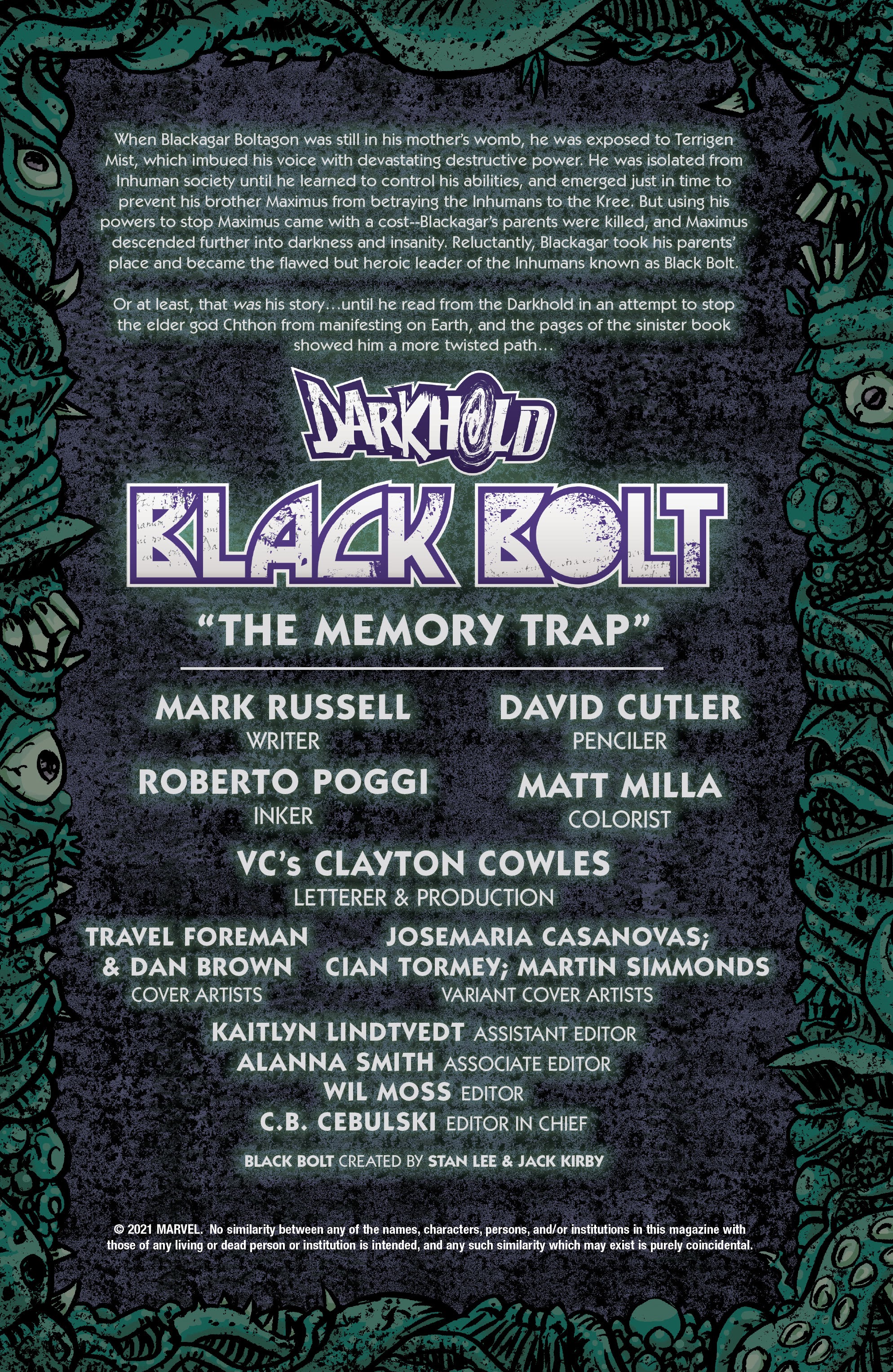 Read online The Darkhold comic -  Issue # Black Bolt - 2