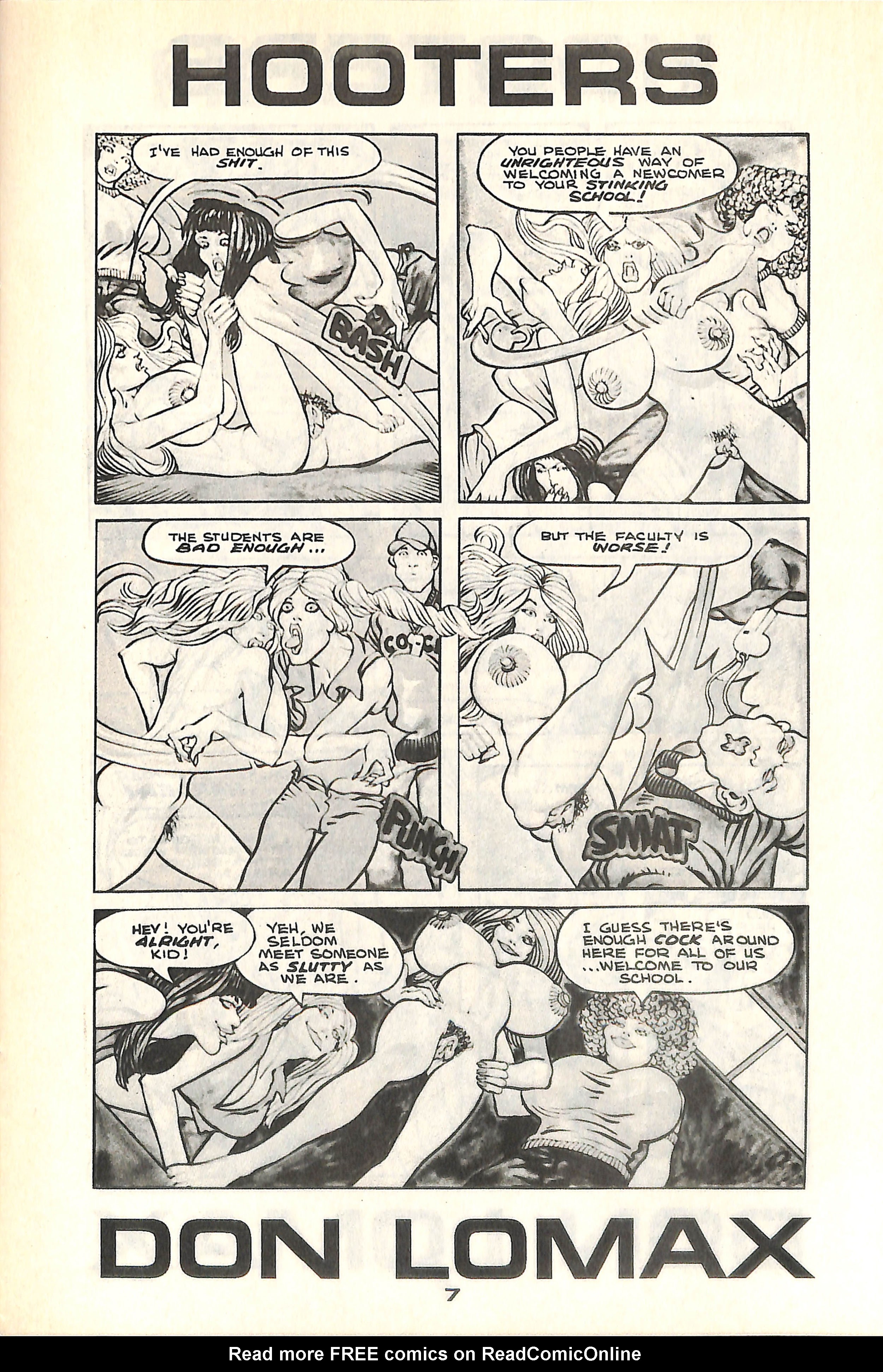 Read online Hooters comic -  Issue #5 - 10