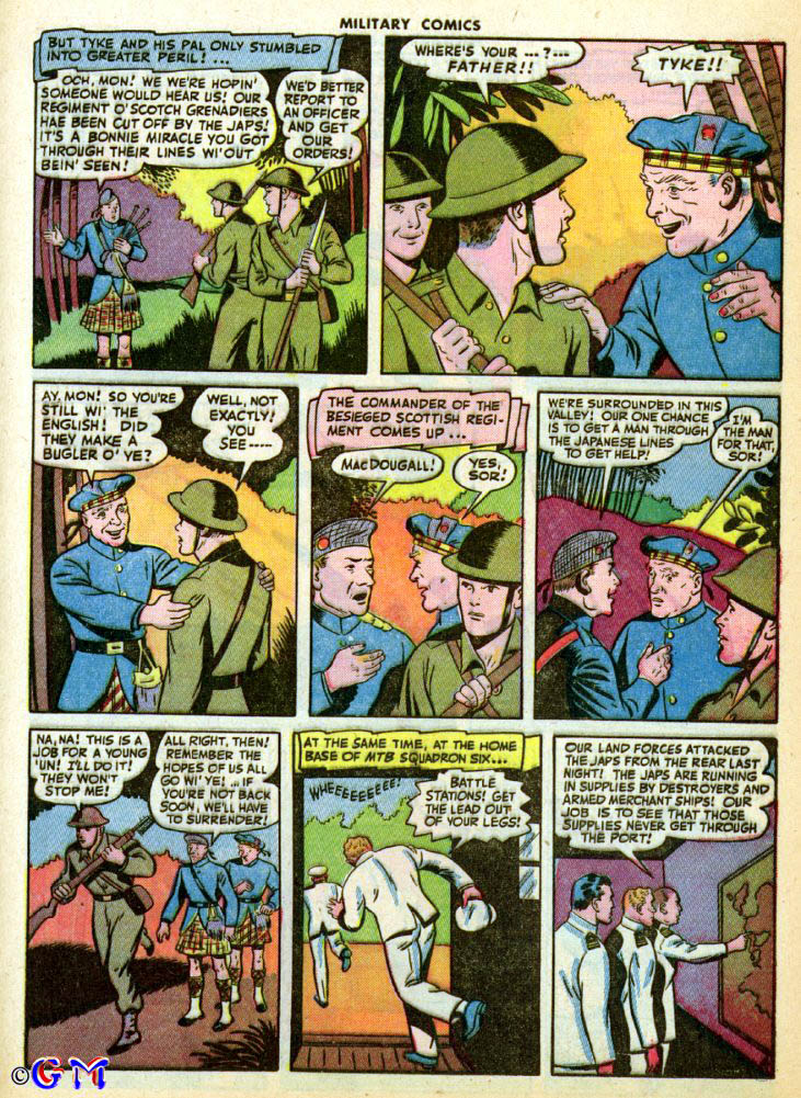 Read online Military Comics comic -  Issue #35 - 45
