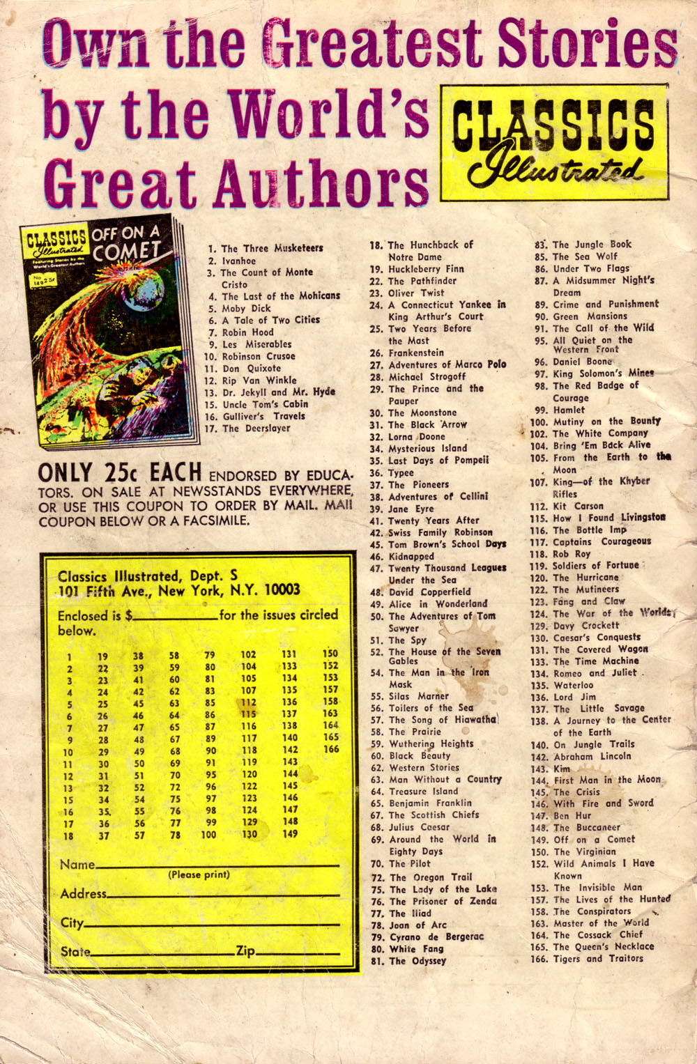 Read online Classics Illustrated comic -  Issue #48 - 52