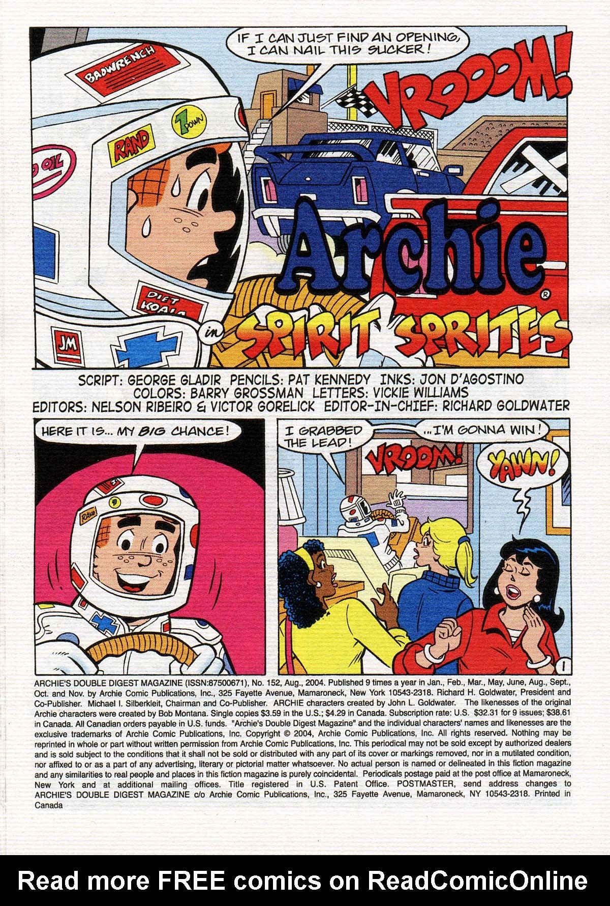 Read online Archie's Double Digest Magazine comic -  Issue #152 - 2