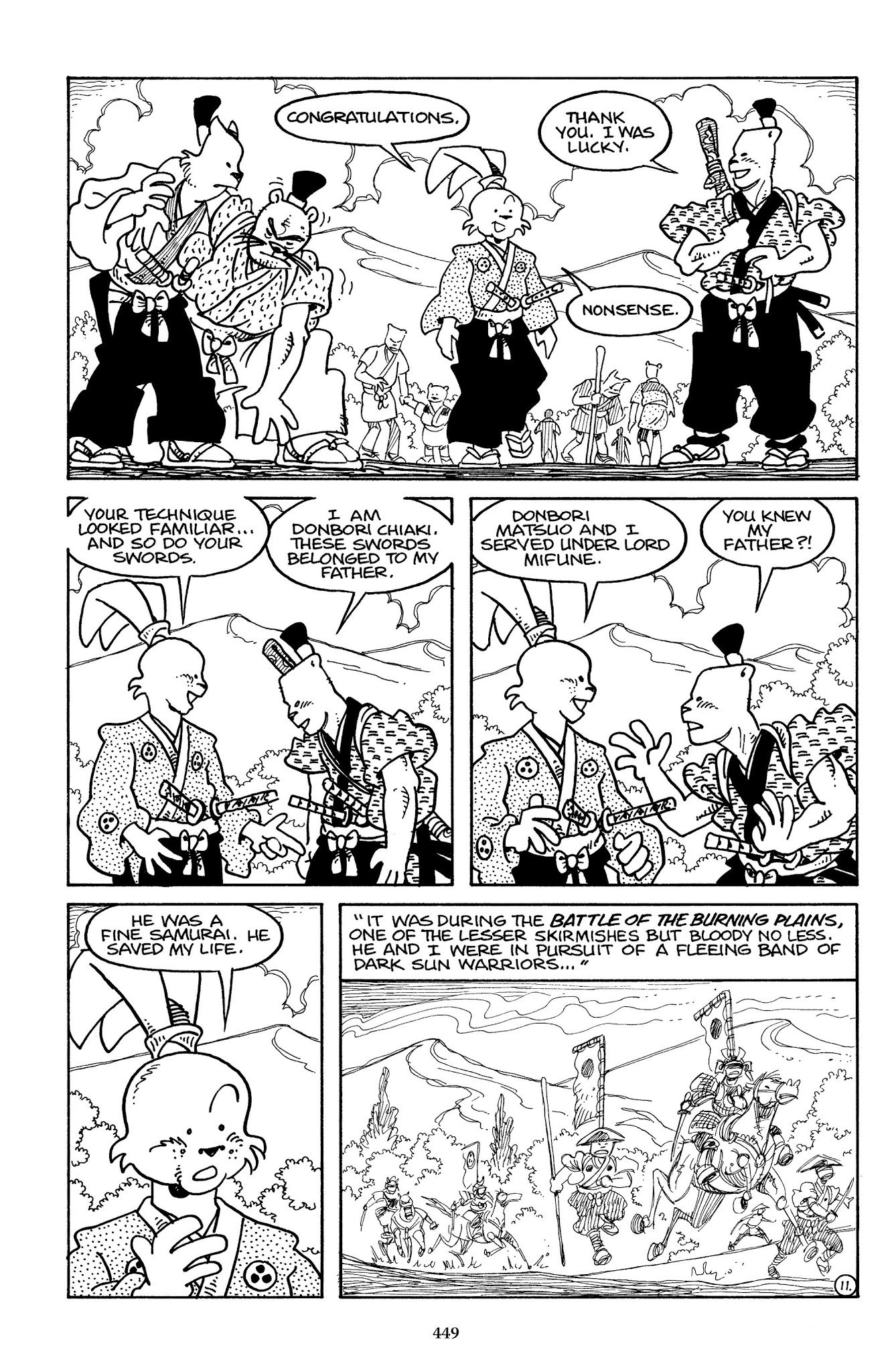 Read online The Usagi Yojimbo Saga comic -  Issue # TPB 2 - 443