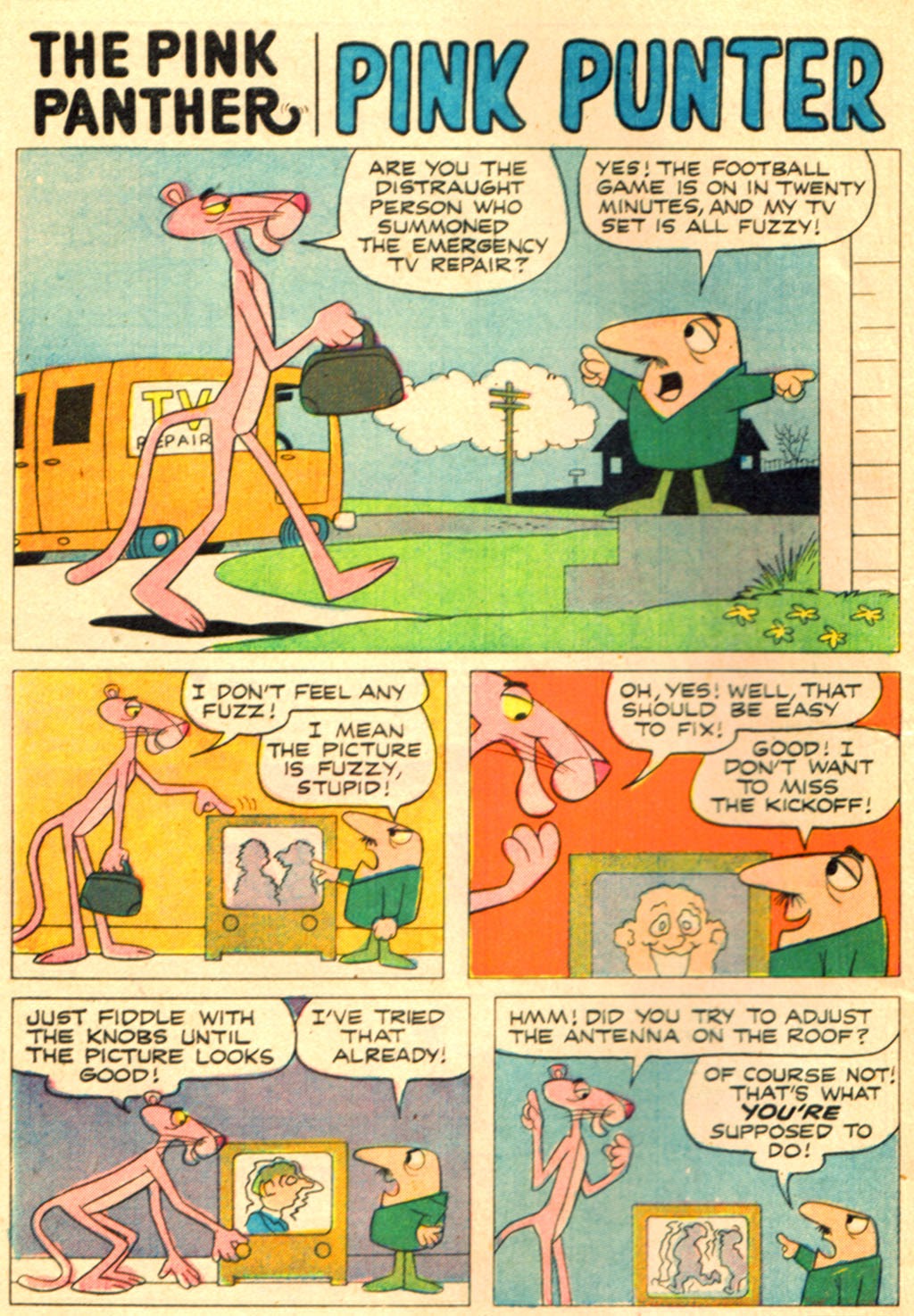 Read online The Pink Panther (1971) comic -  Issue #7 - 8