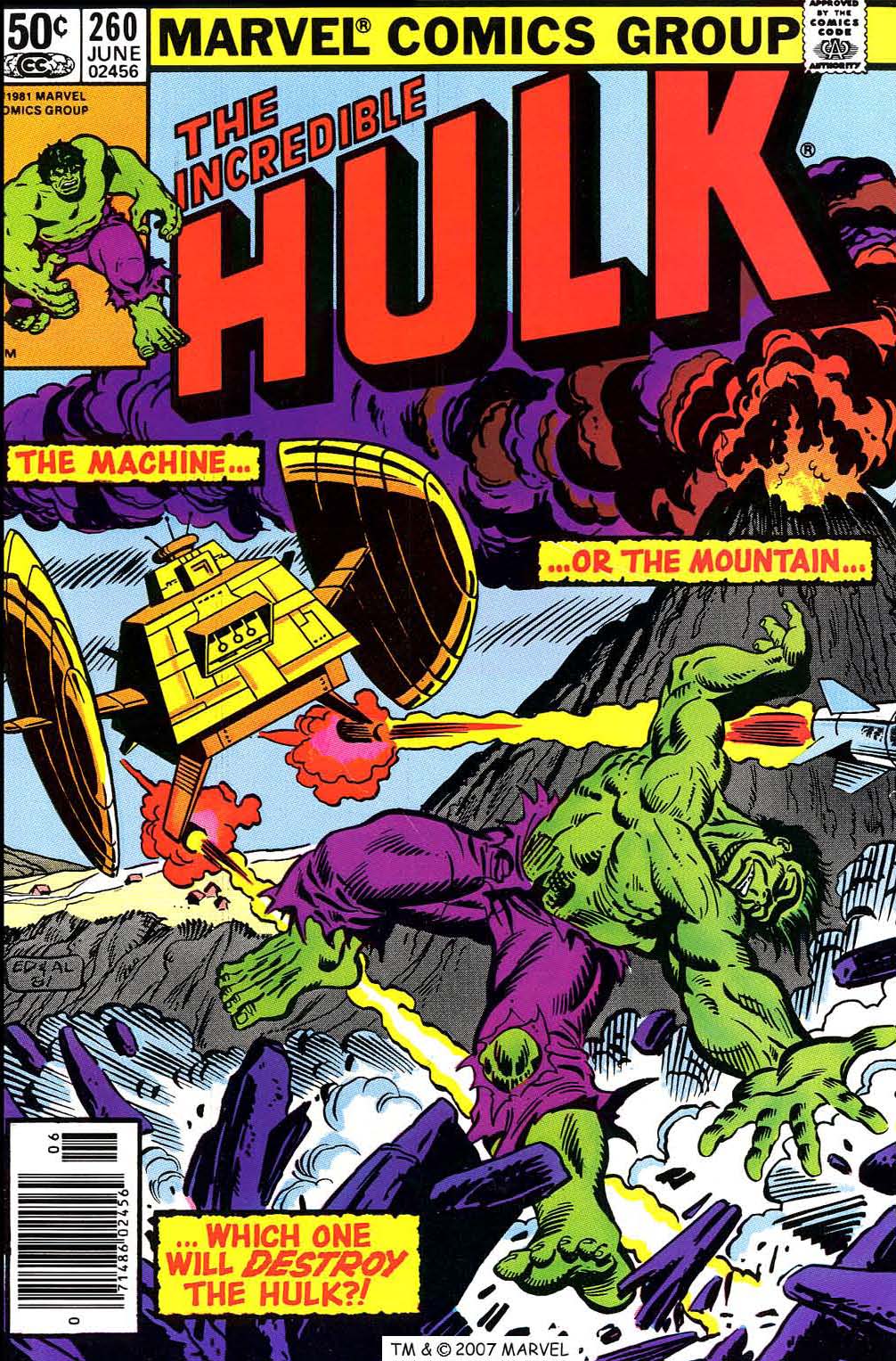 Read online The Incredible Hulk (1968) comic -  Issue #260 - 1