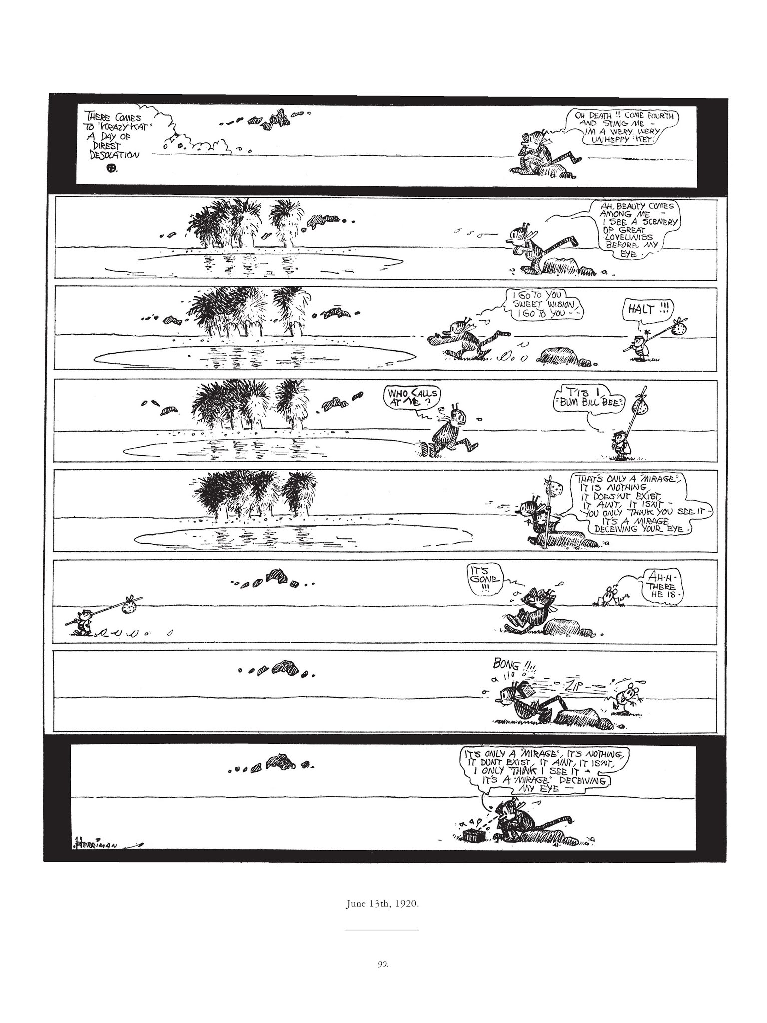 Read online Krazy & Ignatz comic -  Issue # TPB 2 - 90