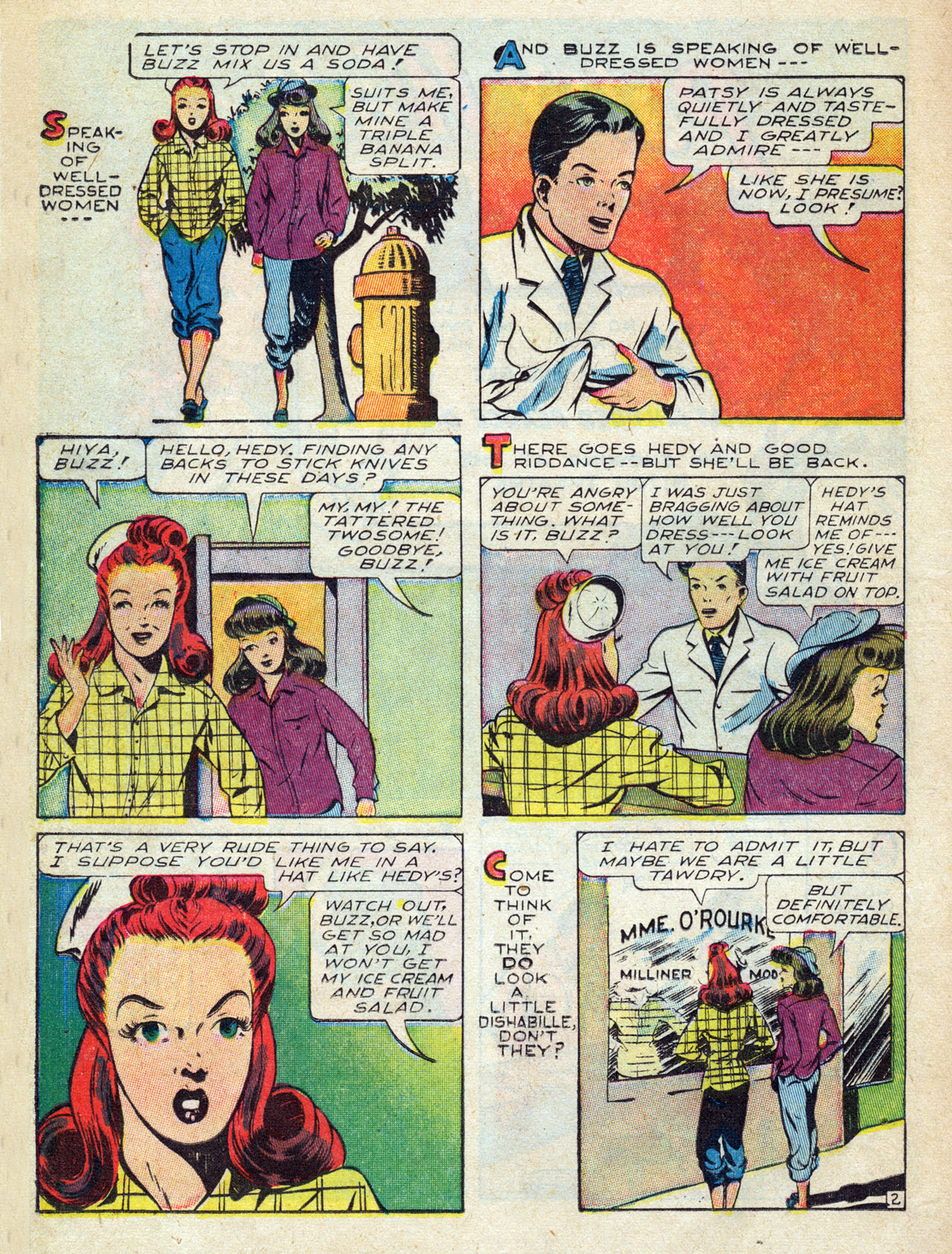 Read online Patsy Walker comic -  Issue #6 - 36