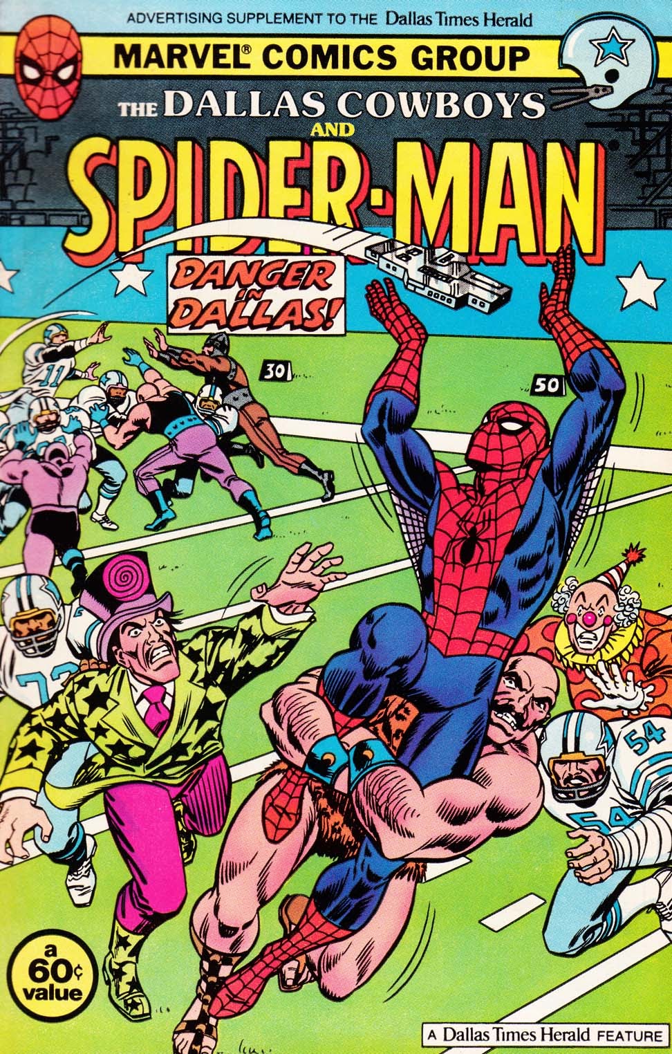 Read online Spider-Man and the Dallas Cowboys: "Danger in Dallas" comic -  Issue # Full - 1