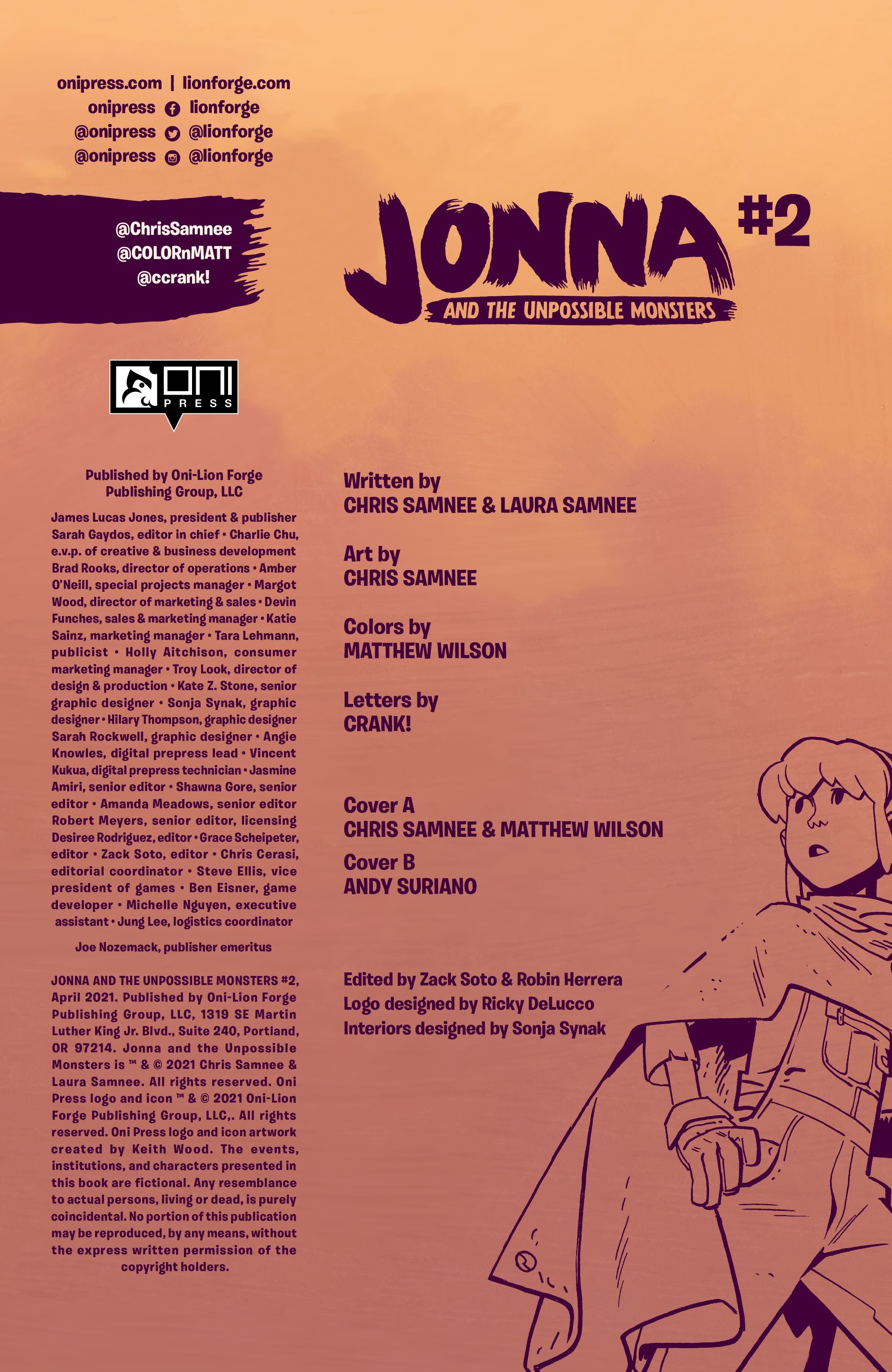 Read online Jonna and the Unpossible Monsters comic -  Issue #2 - 2