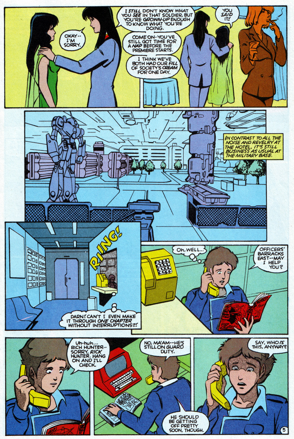 Read online Robotech The Macross Saga comic -  Issue #21 - 6