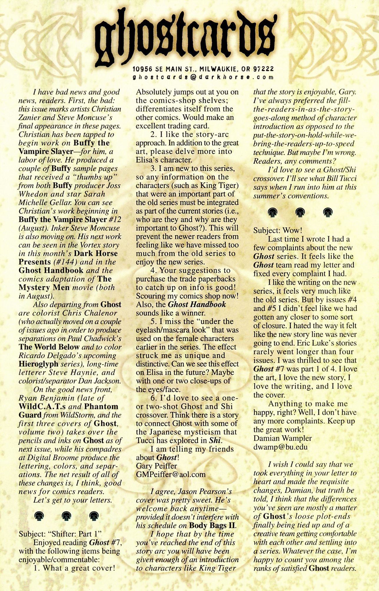 Read online Ghost (1998) comic -  Issue #10 - 23