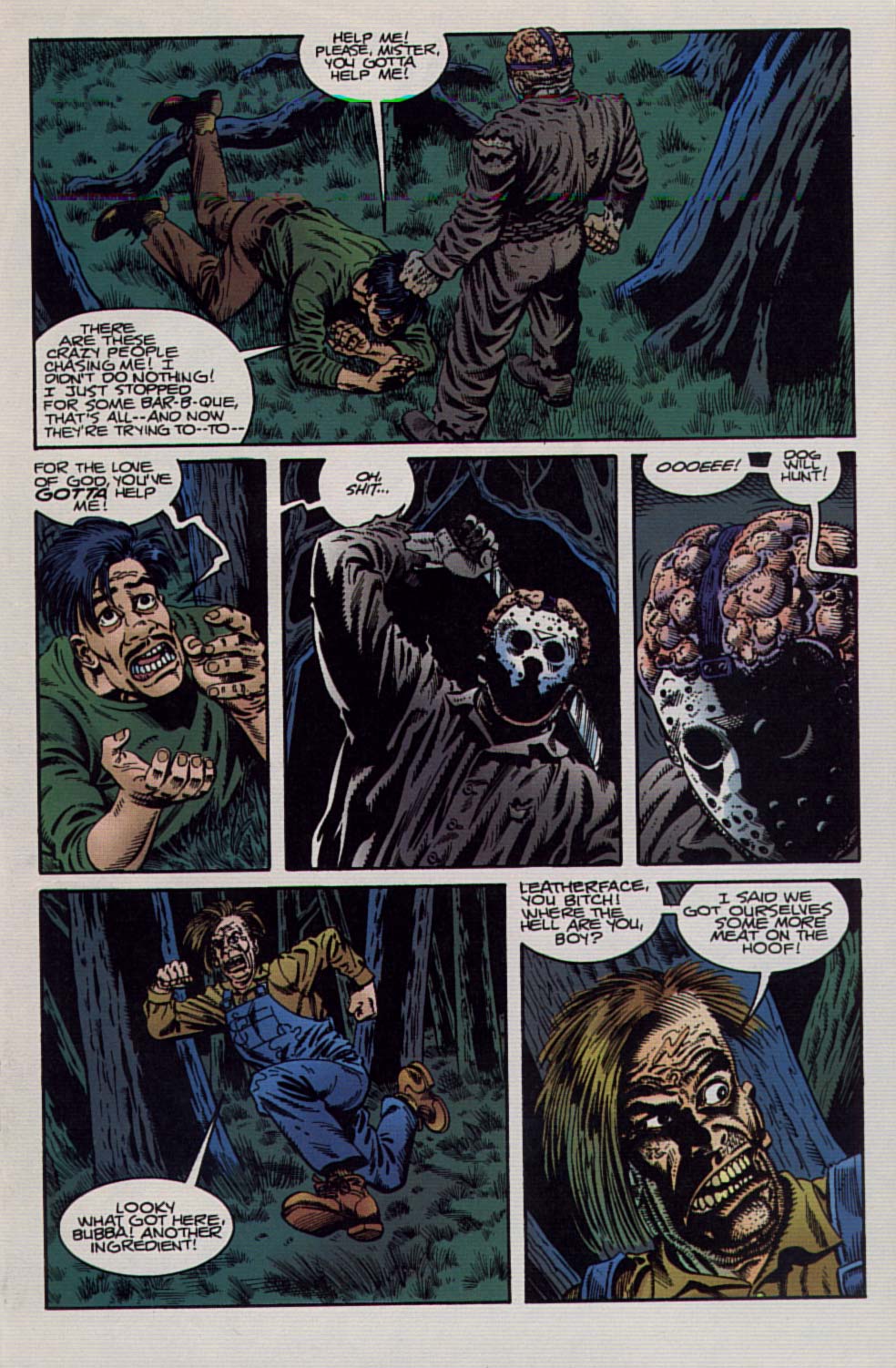 Read online Jason vs Leatherface comic -  Issue #1 - 19