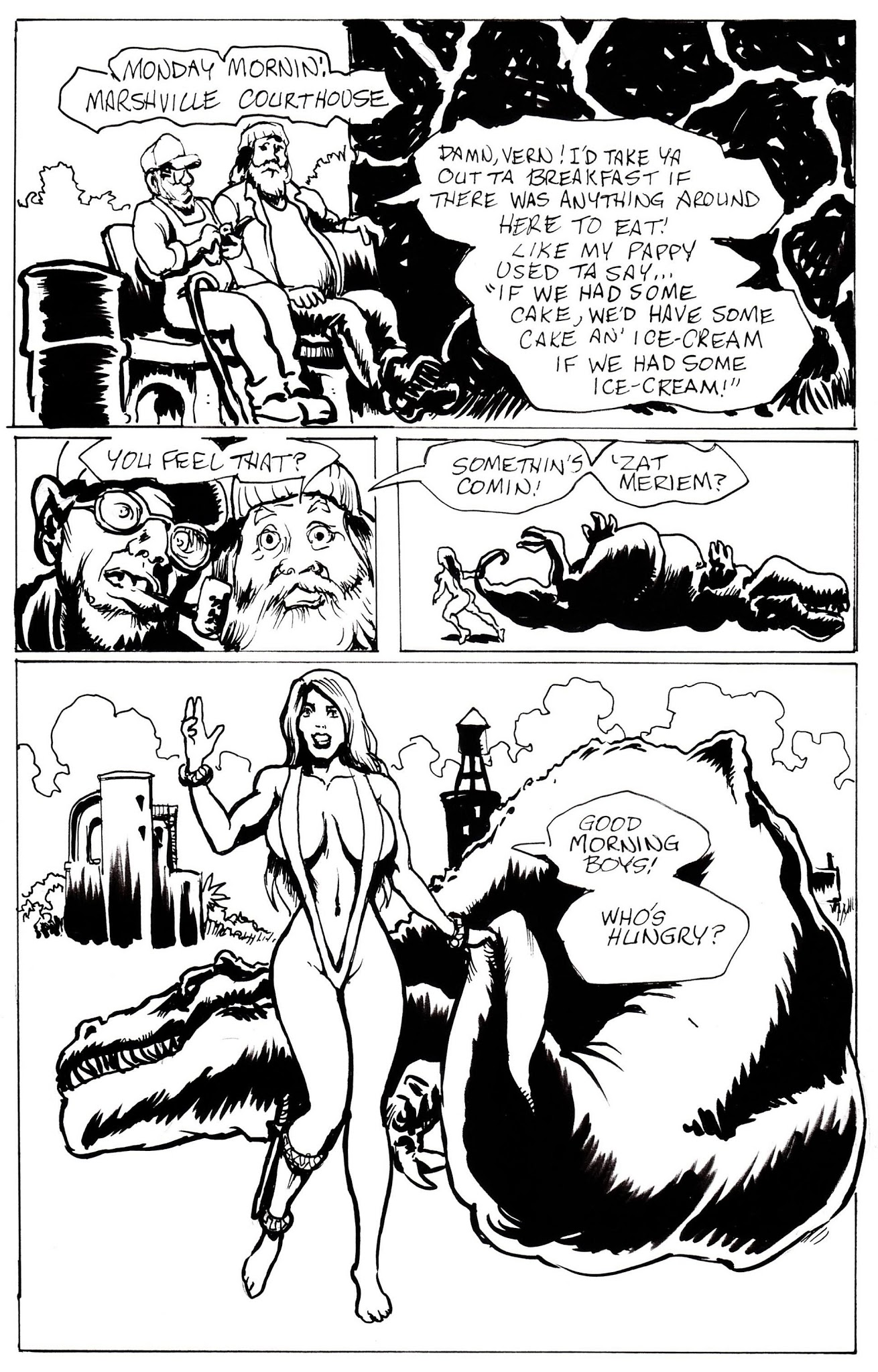 Read online Cavewoman: Natural Selection comic -  Issue #1 - 16