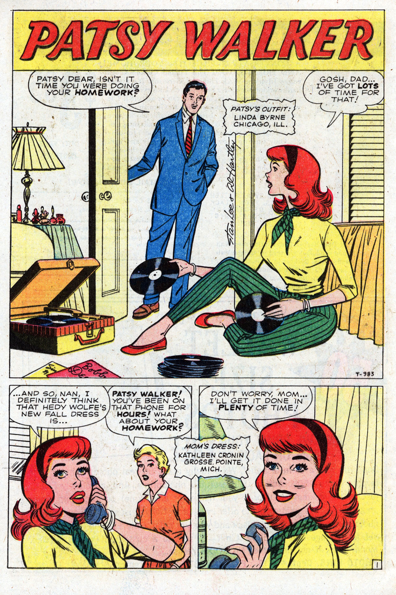 Read online Patsy Walker comic -  Issue #92 - 20