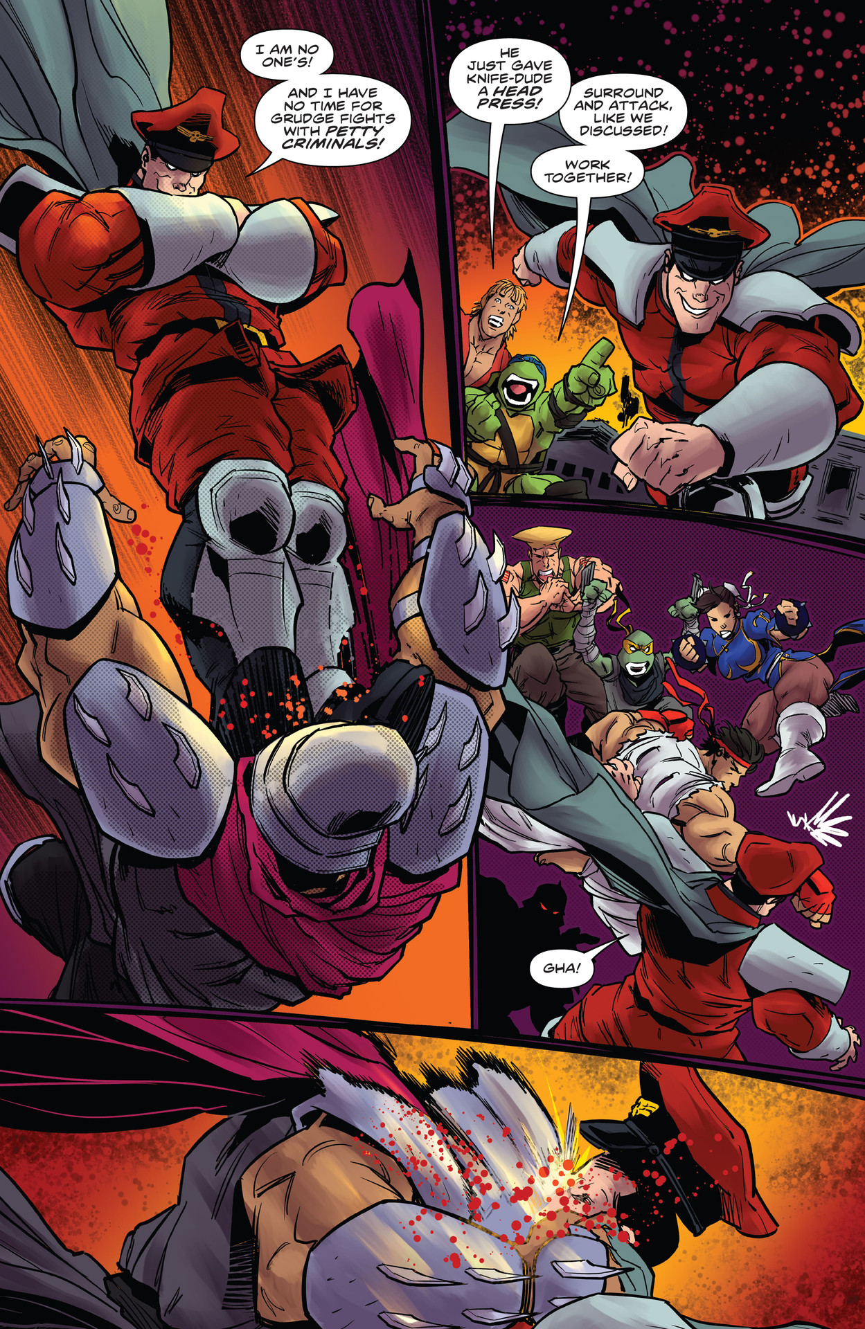 Read online Teenage Mutant Ninja Turtles vs. Street Fighter comic -  Issue #5 - 12