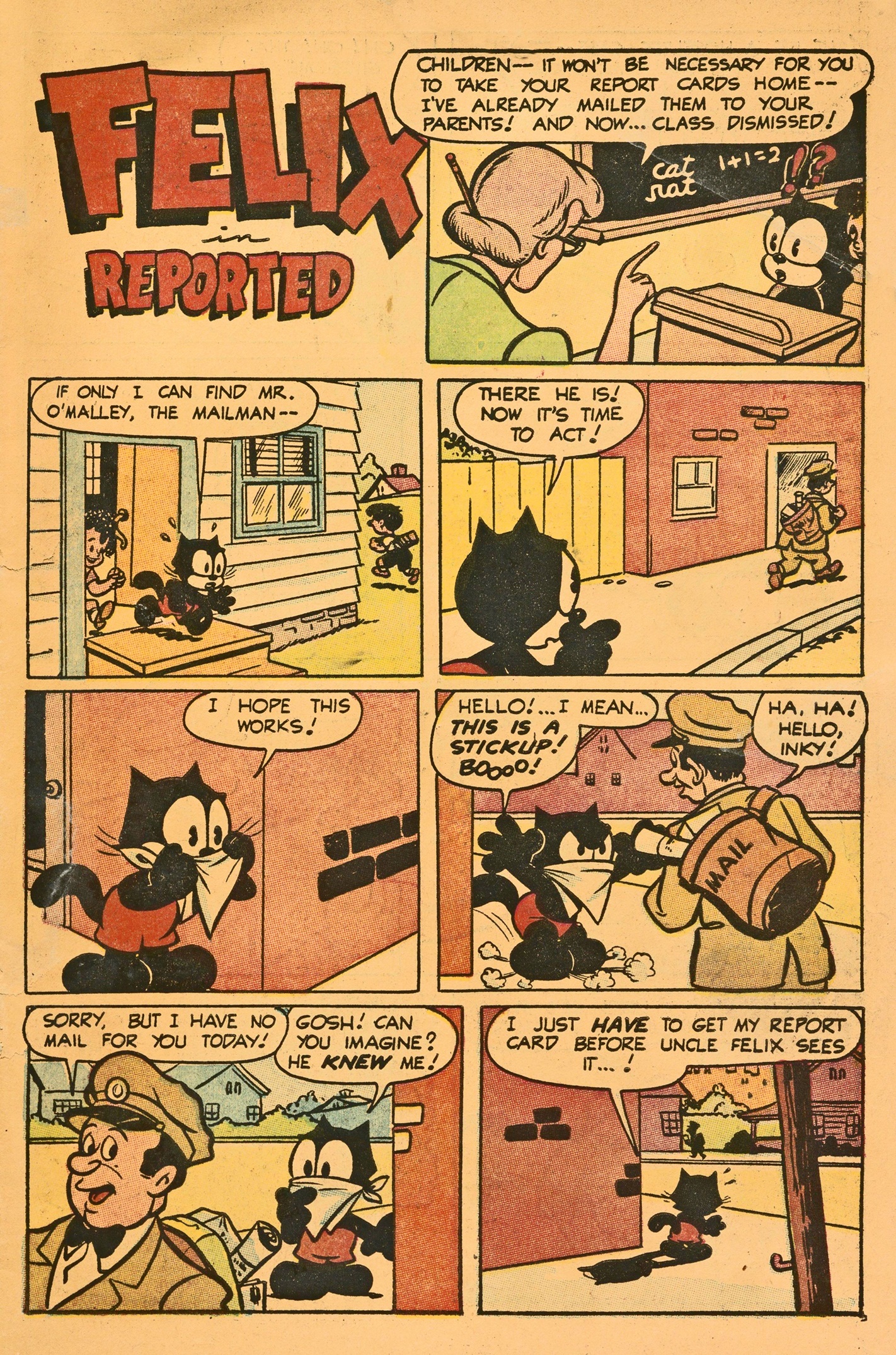 Read online Felix the Cat (1951) comic -  Issue #61 - 3