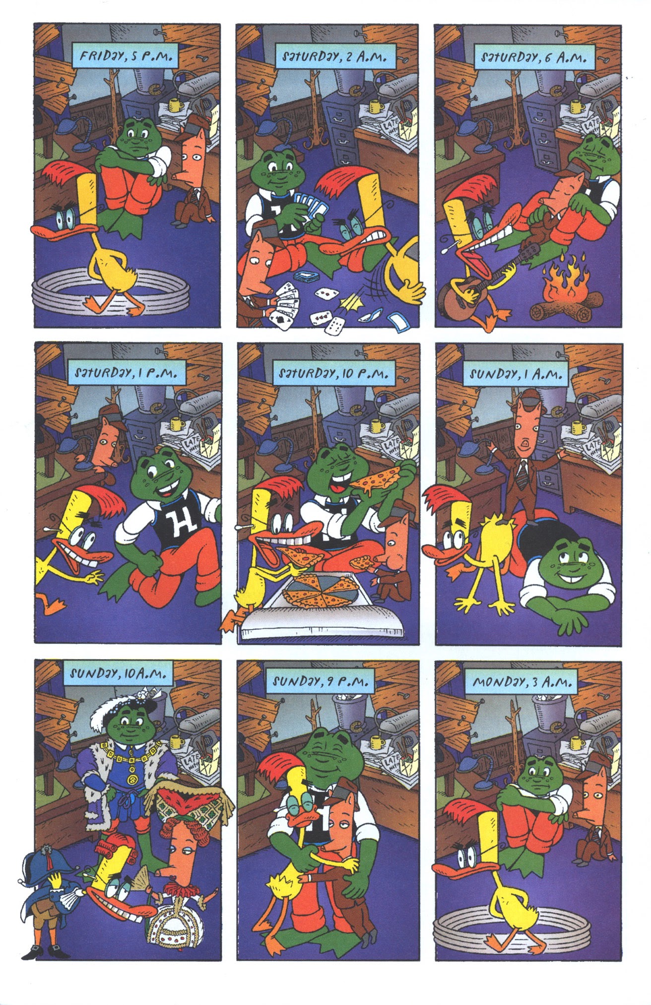 Read online Duckman : The Mob Frog Saga comic -  Issue #1 - 17