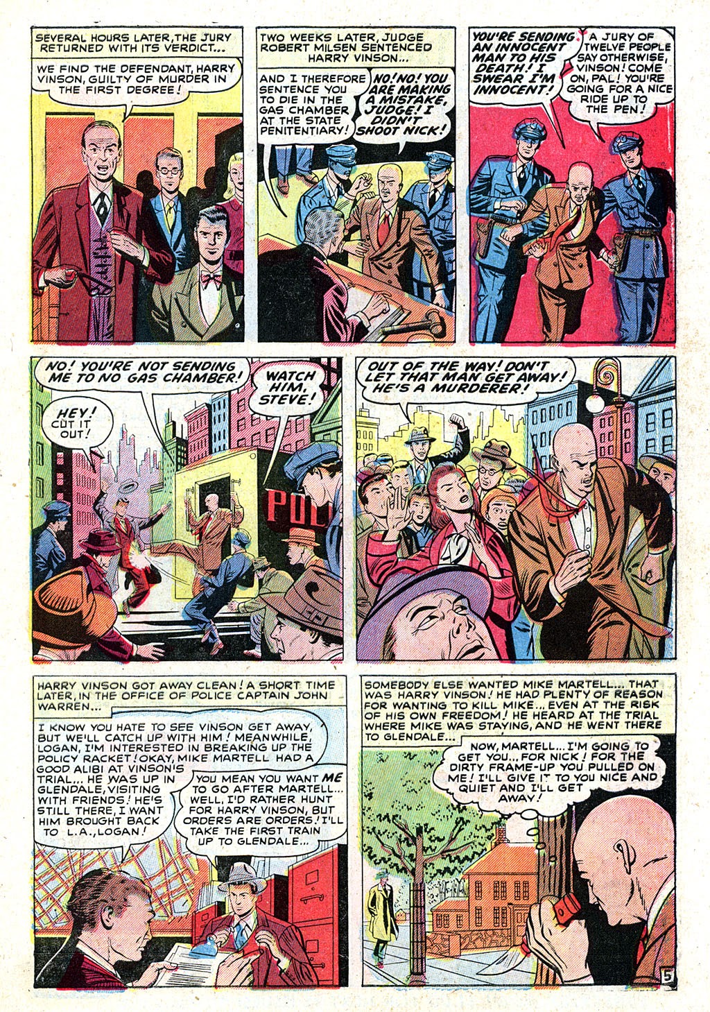 Read online Crime Cases Comics (1951) comic -  Issue #5 - 31