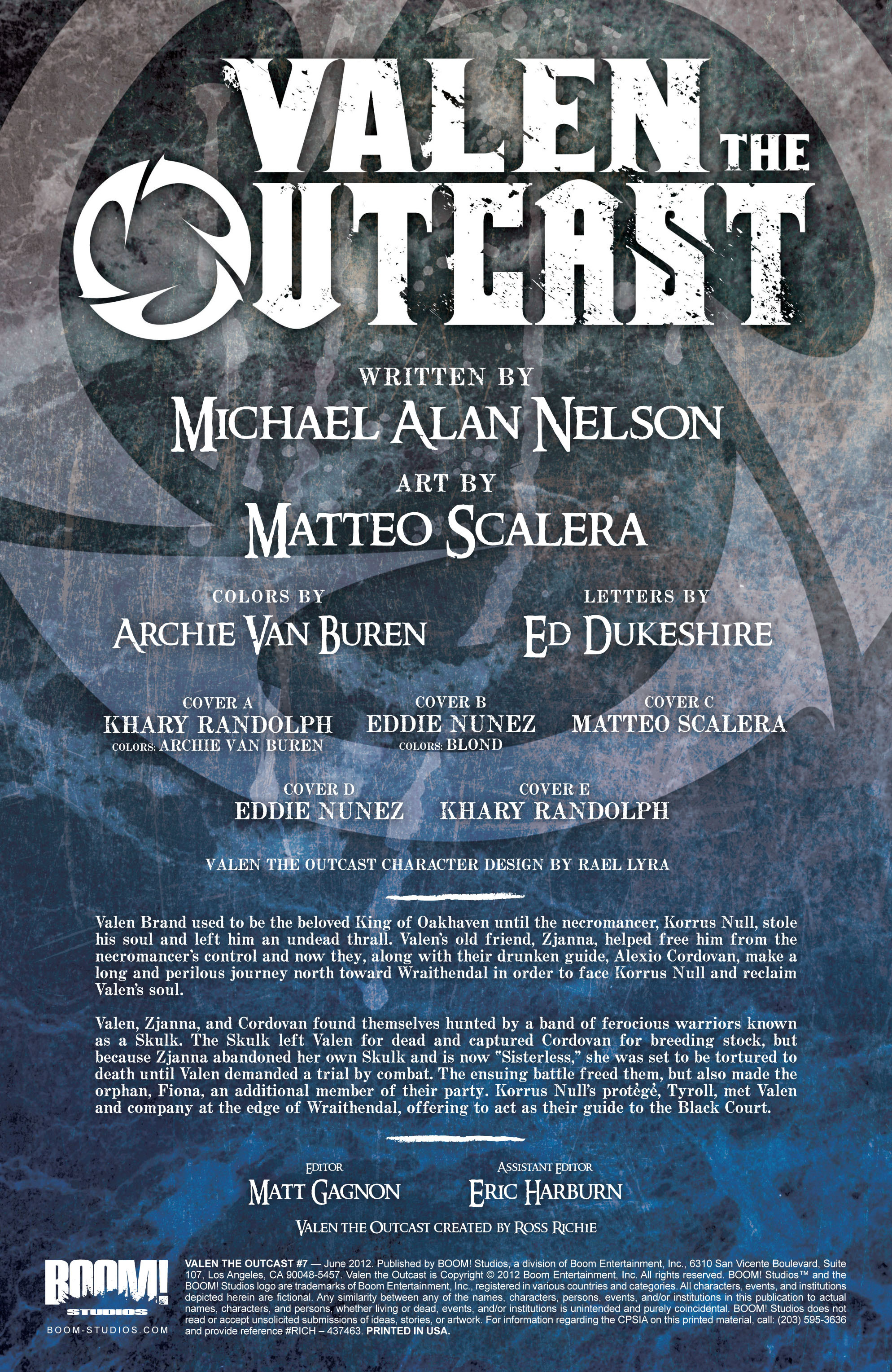 Read online Valen the Outcast comic -  Issue #7 - 6