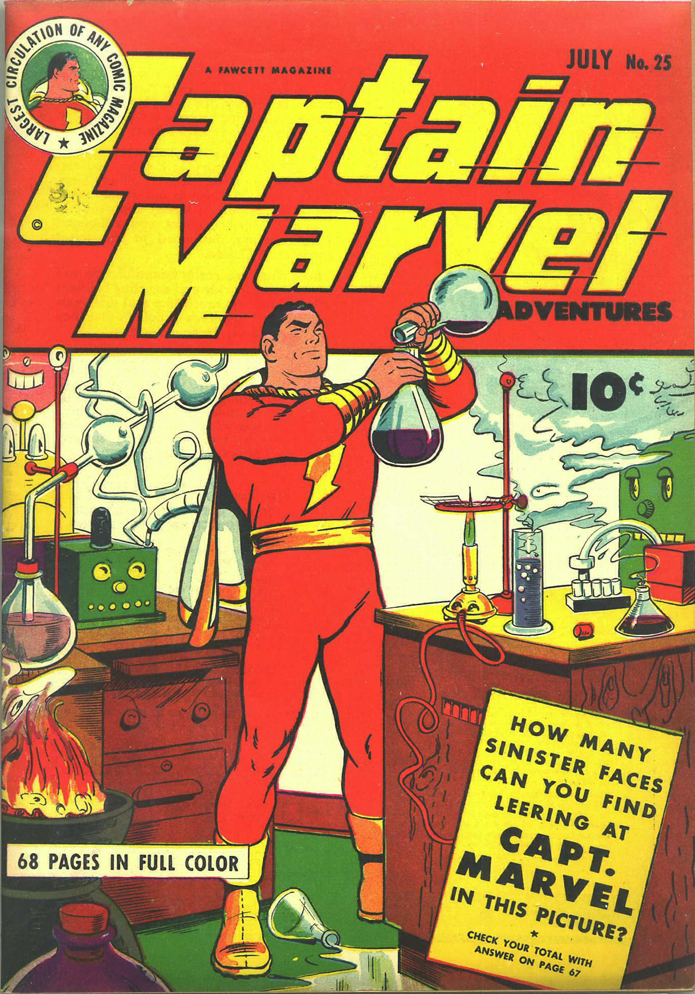 Read online Captain Marvel Adventures comic -  Issue #25 - 1