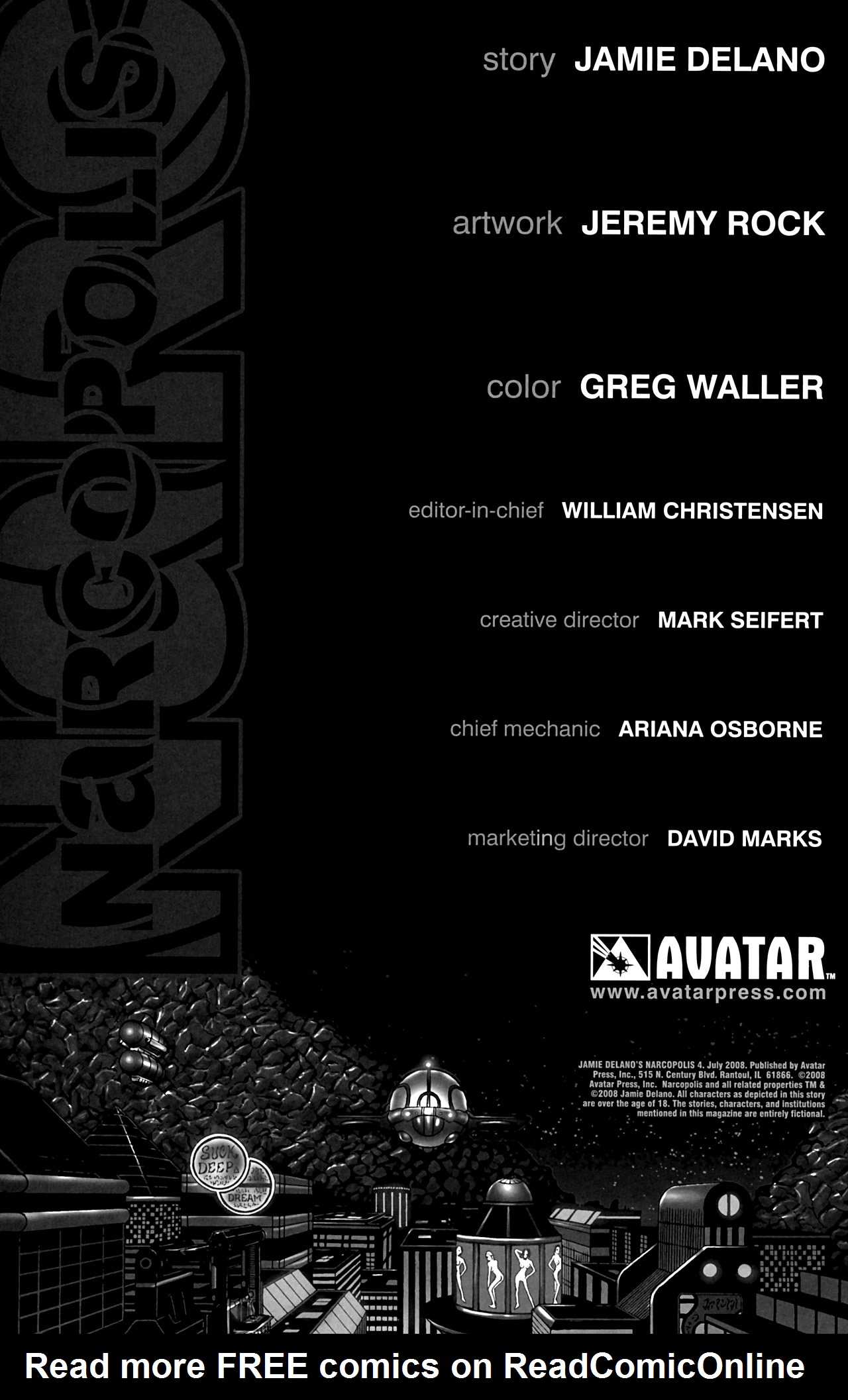 Read online Jamie Delano's Narcopolis comic -  Issue #4 - 3
