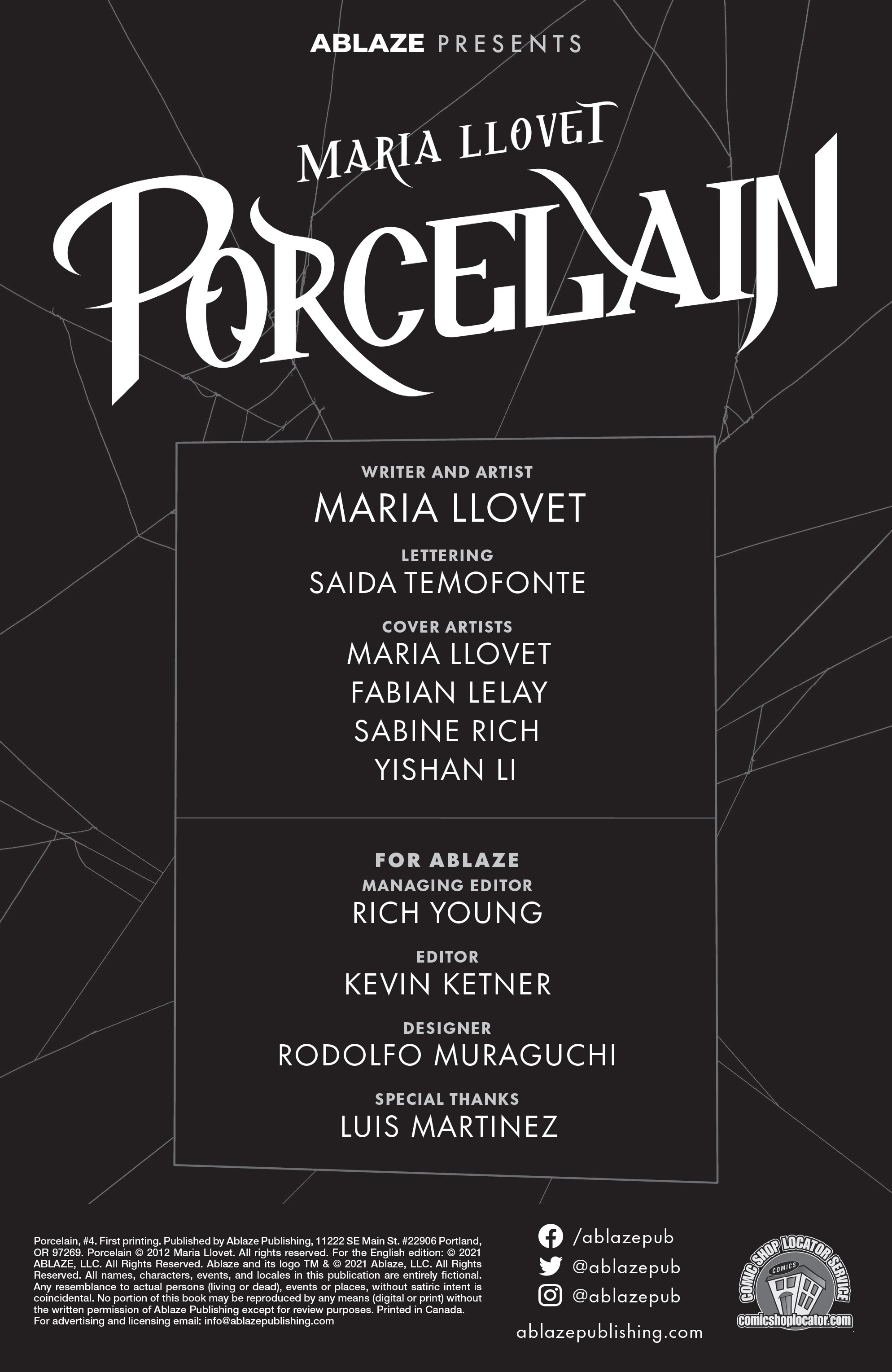 Read online Maria Llovet’s Porcelain comic -  Issue #4 - 2