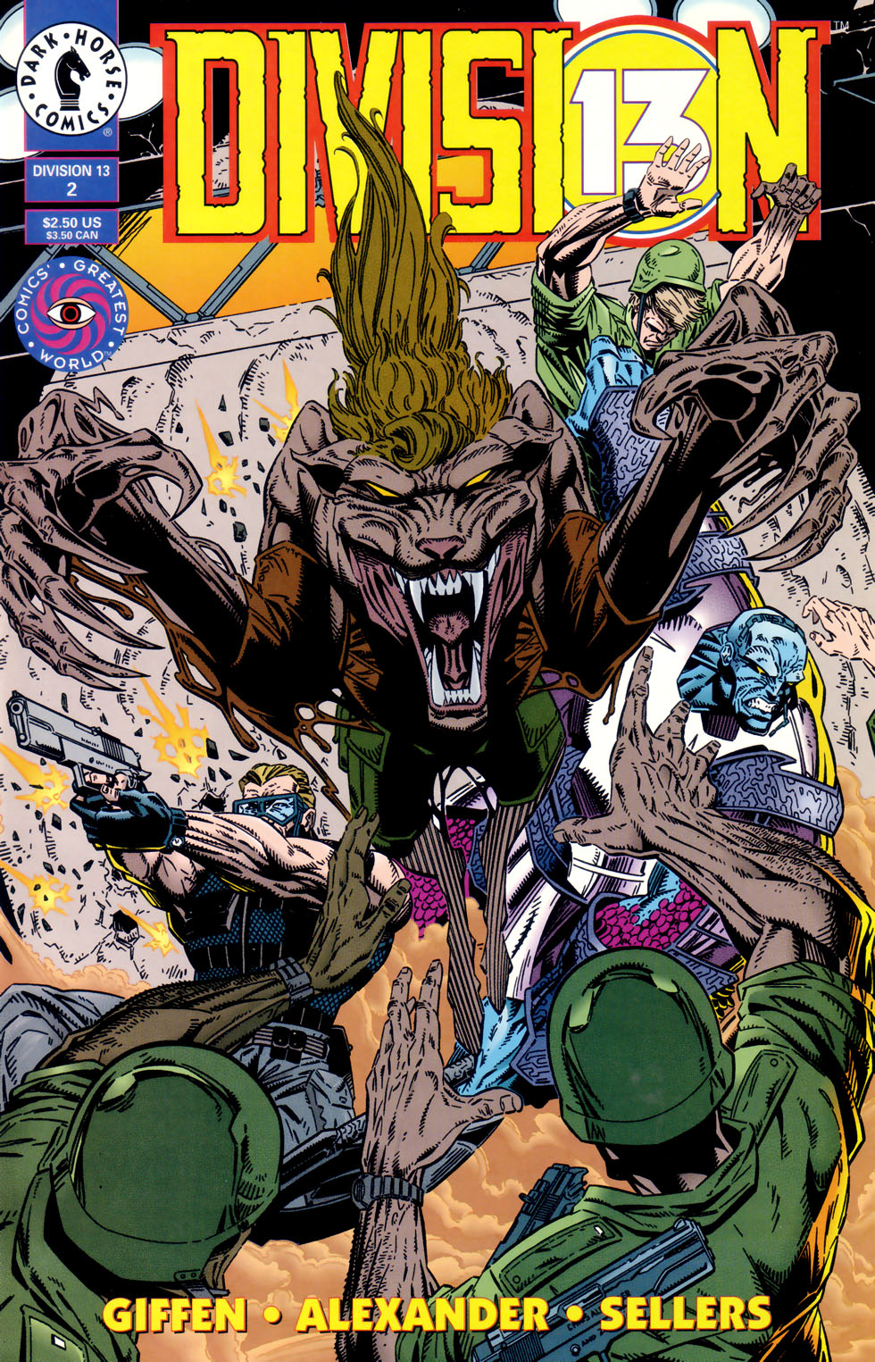 Read online Division 13 comic -  Issue #2 - 1