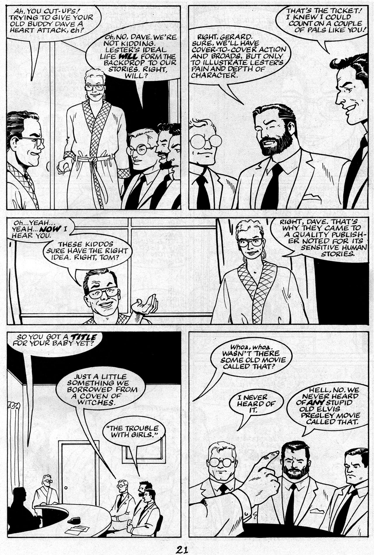 Read online The Trouble With Girls (1989) comic -  Issue #19 - 23